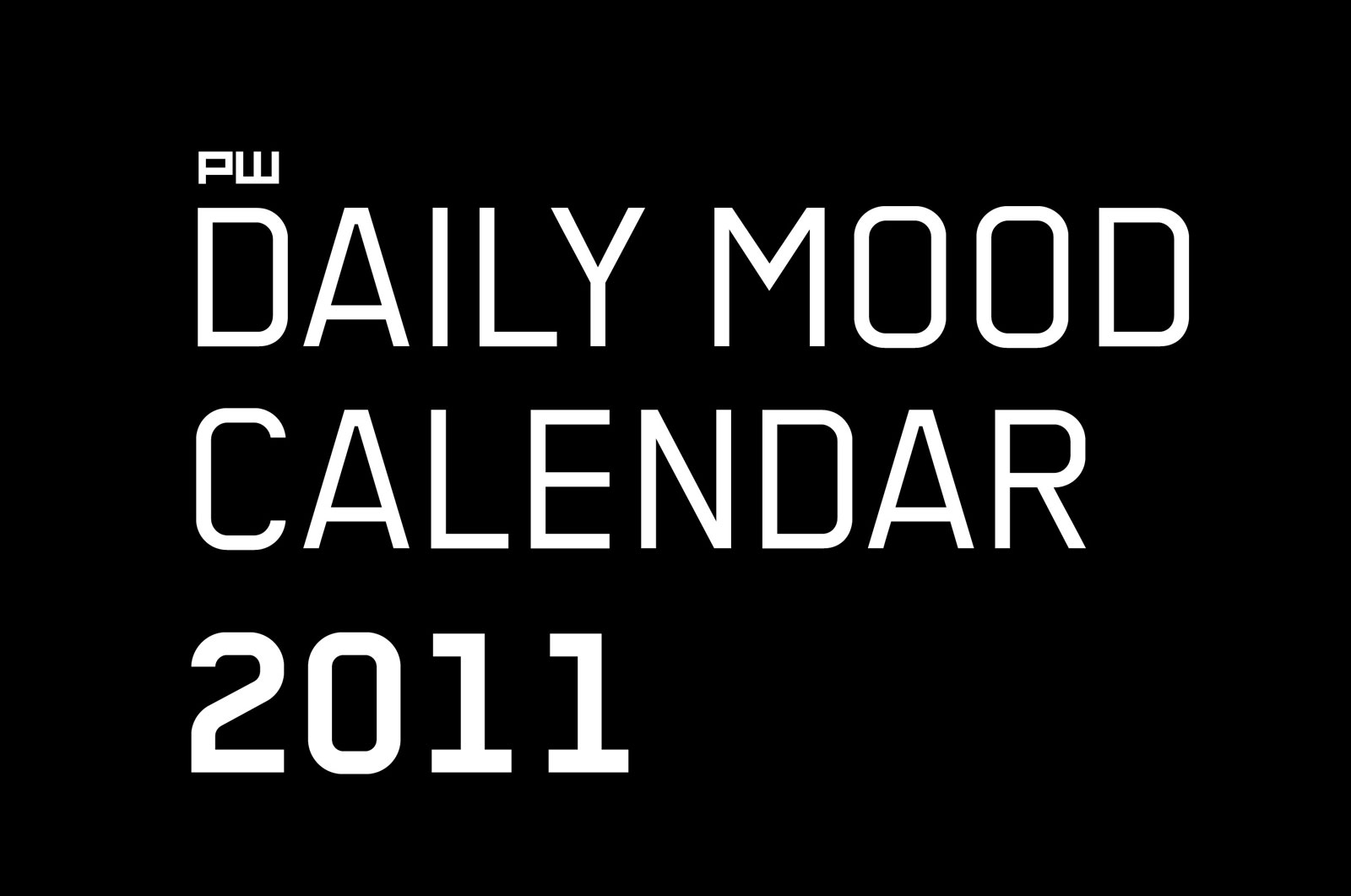 Alexander Glante - Works - Daily Mood Calendar 2011 - 03