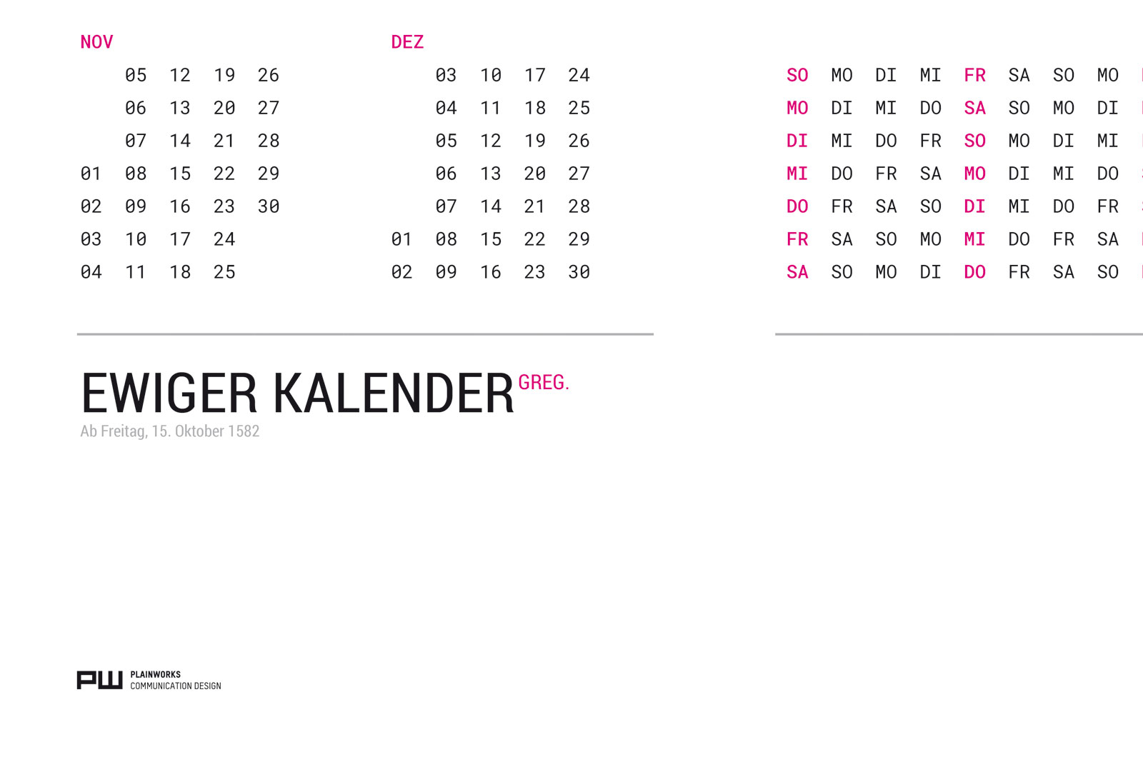 Alexander Glante - Works - Perpetual Calendar - 10