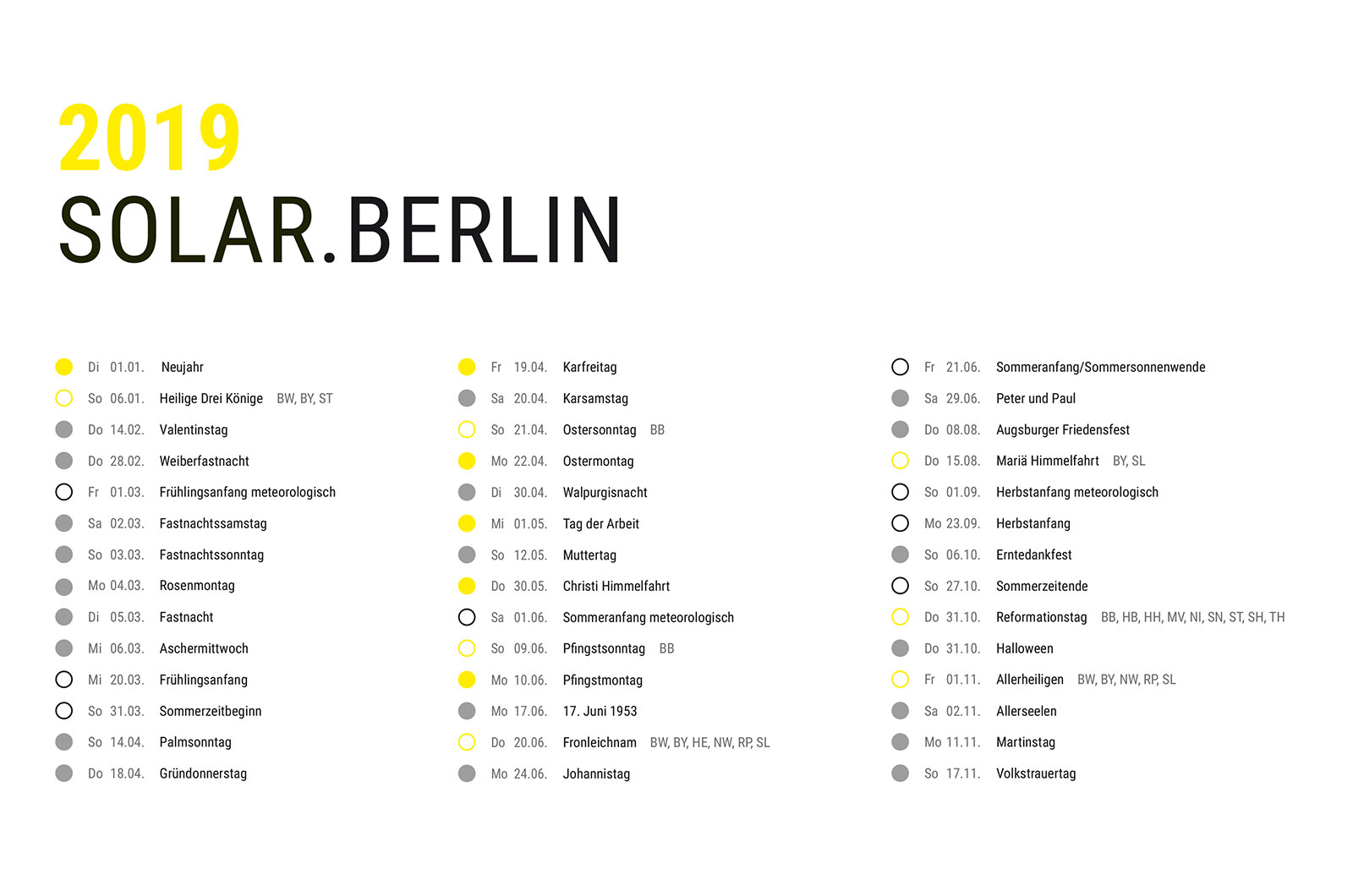Alexander Glante - Works - Solar Calendar 2019 Berlin - 02
