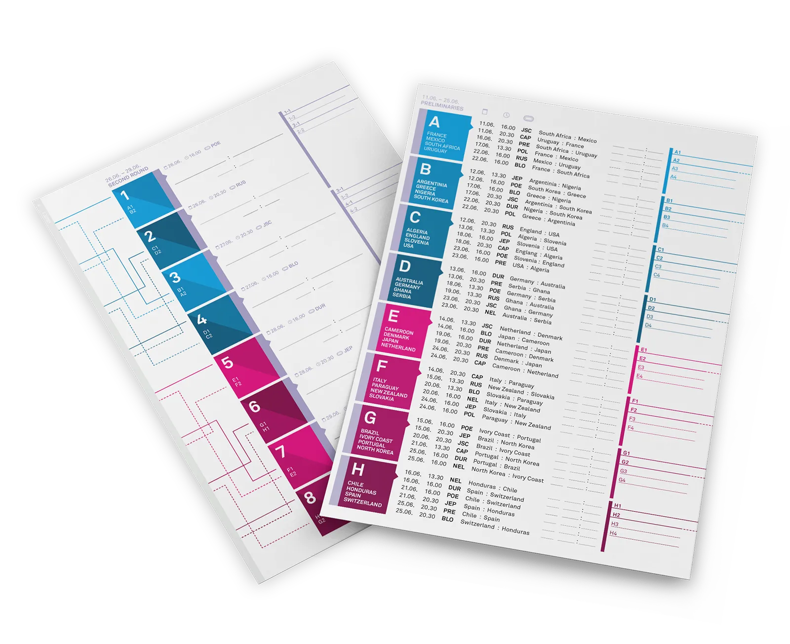 Alexander Glante - Works - World Cup DIY Schedule - 02