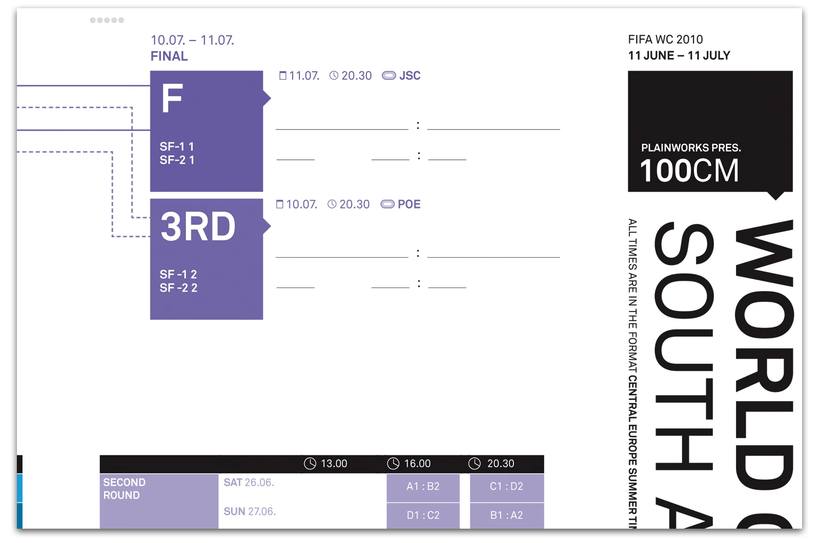 Alexander Glante - Works - World Cup DIY Schedule - 10