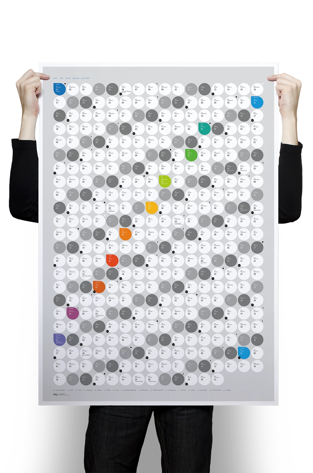 Alexander Glante - Works - Bubble Calendar 2013 - 02