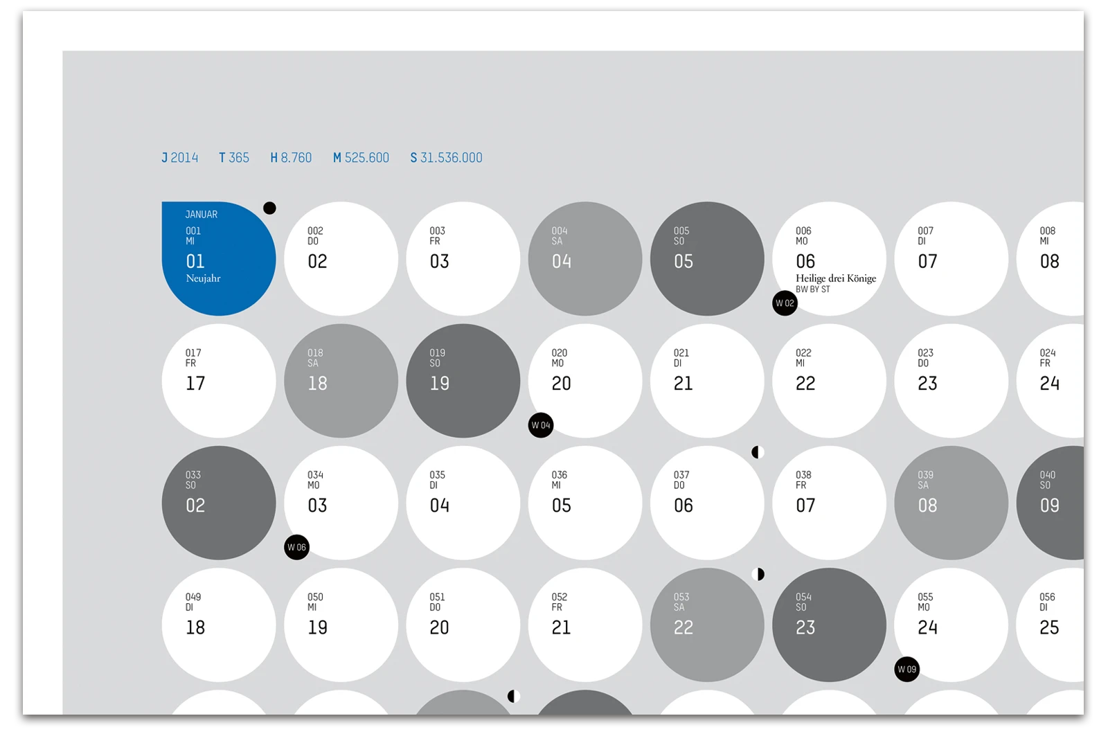 Alexander Glante - Works - Bubble Calendar 2013 - 04