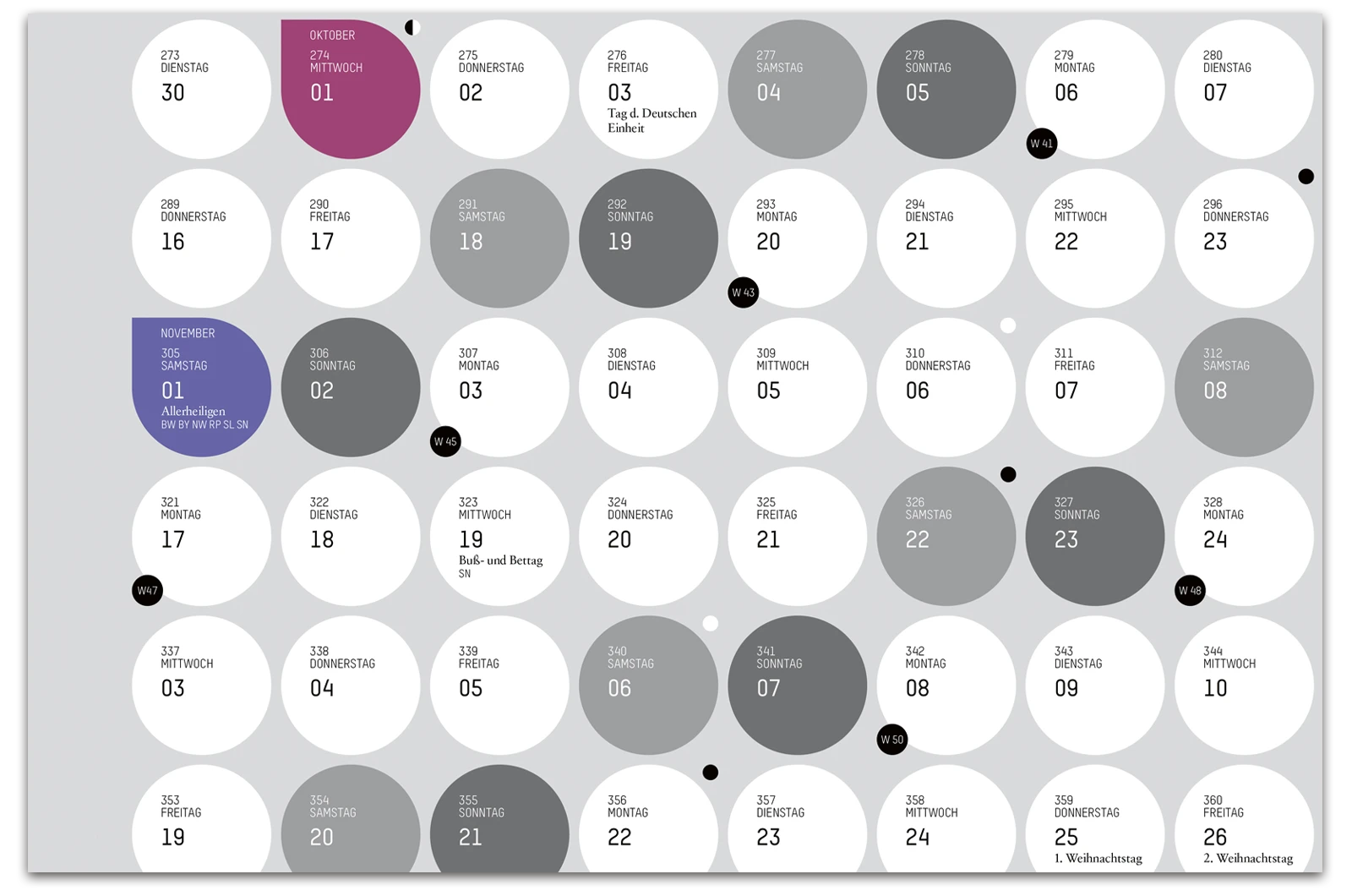 Alexander Glante - Works - Bubble Calendar 2013 - 07