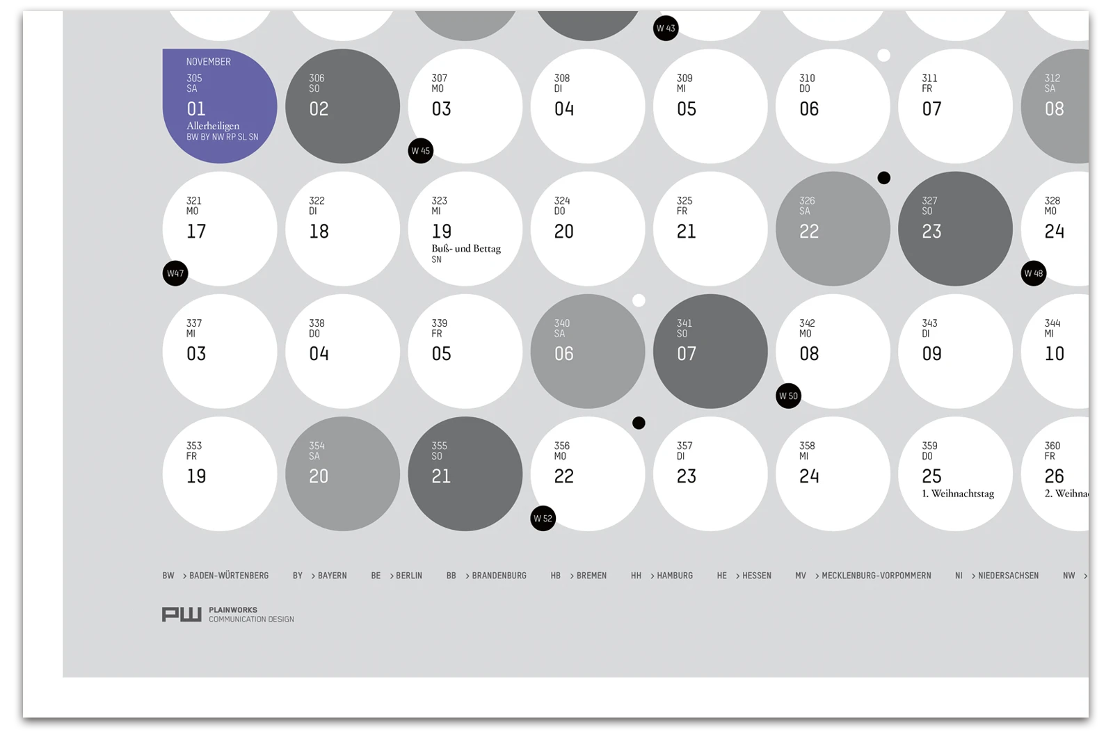 Alexander Glante - Works - Bubble Calendar 2013 - 08