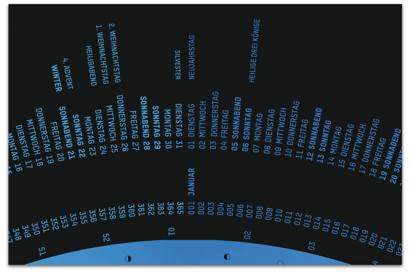 Alexander Glante - Works -Circle Calendar 2012 - 03