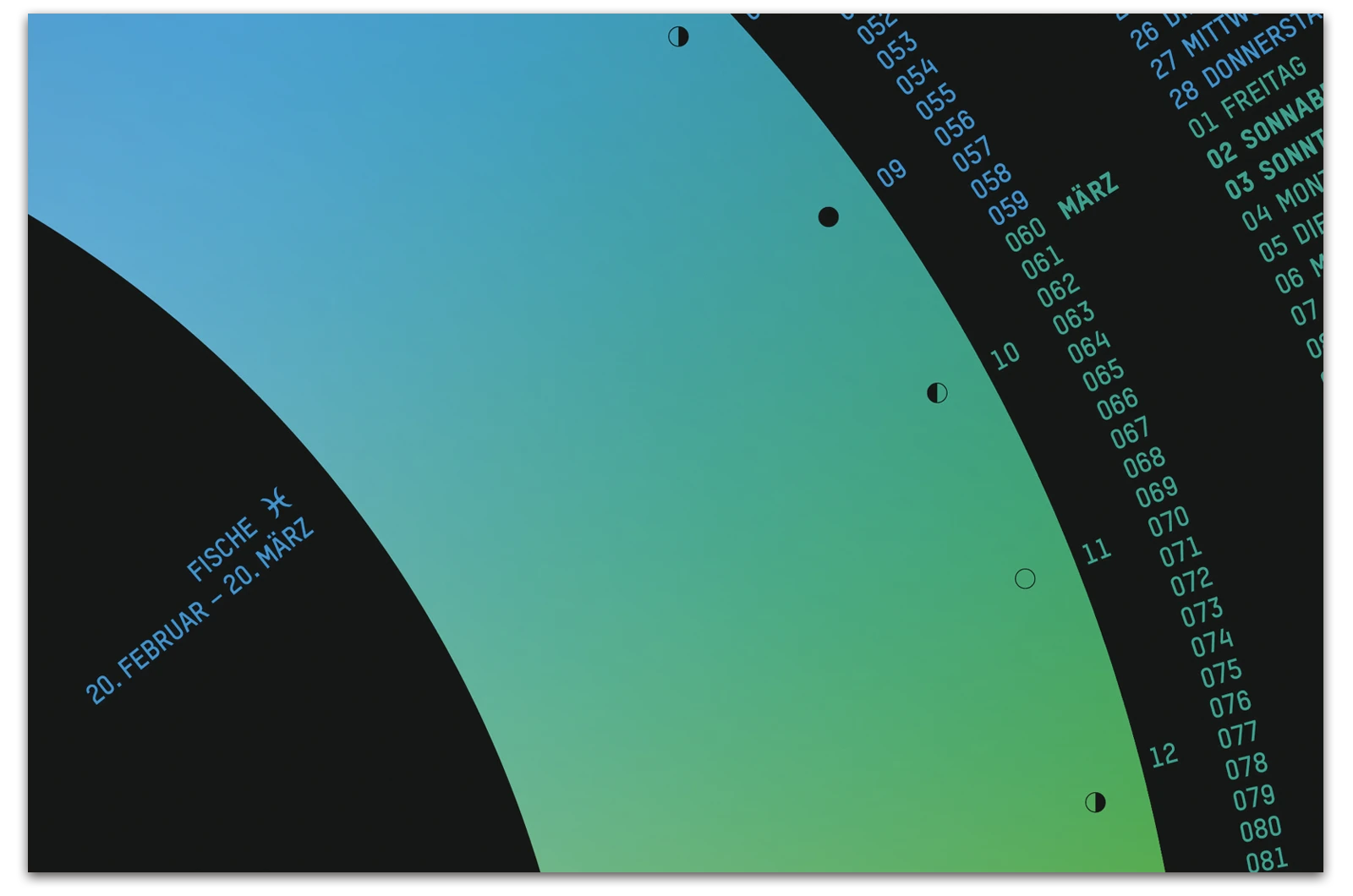 Alexander Glante - Works -Circle Calendar 2012 - 04