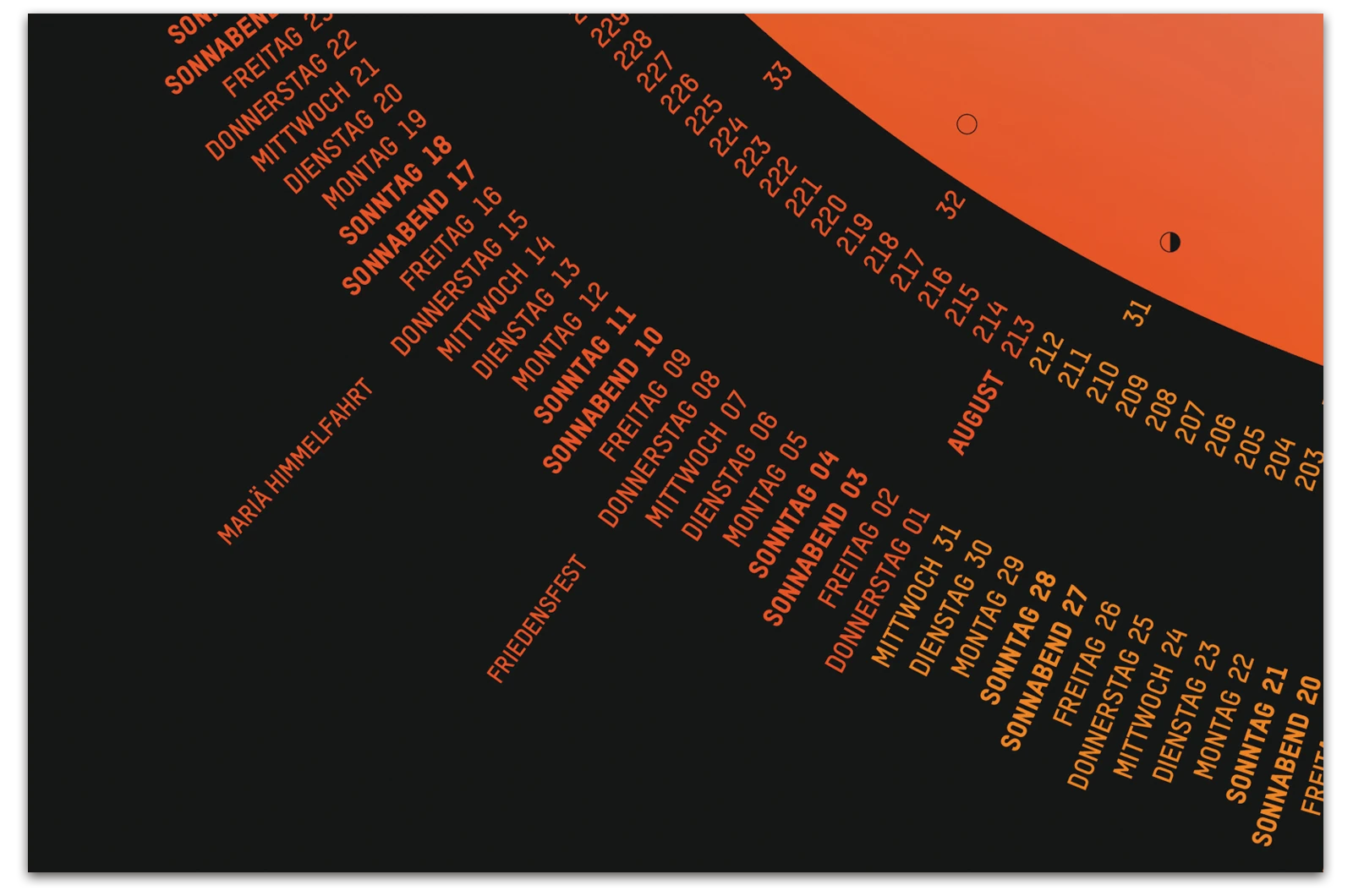Alexander Glante - Works -Circle Calendar 2012 - 06