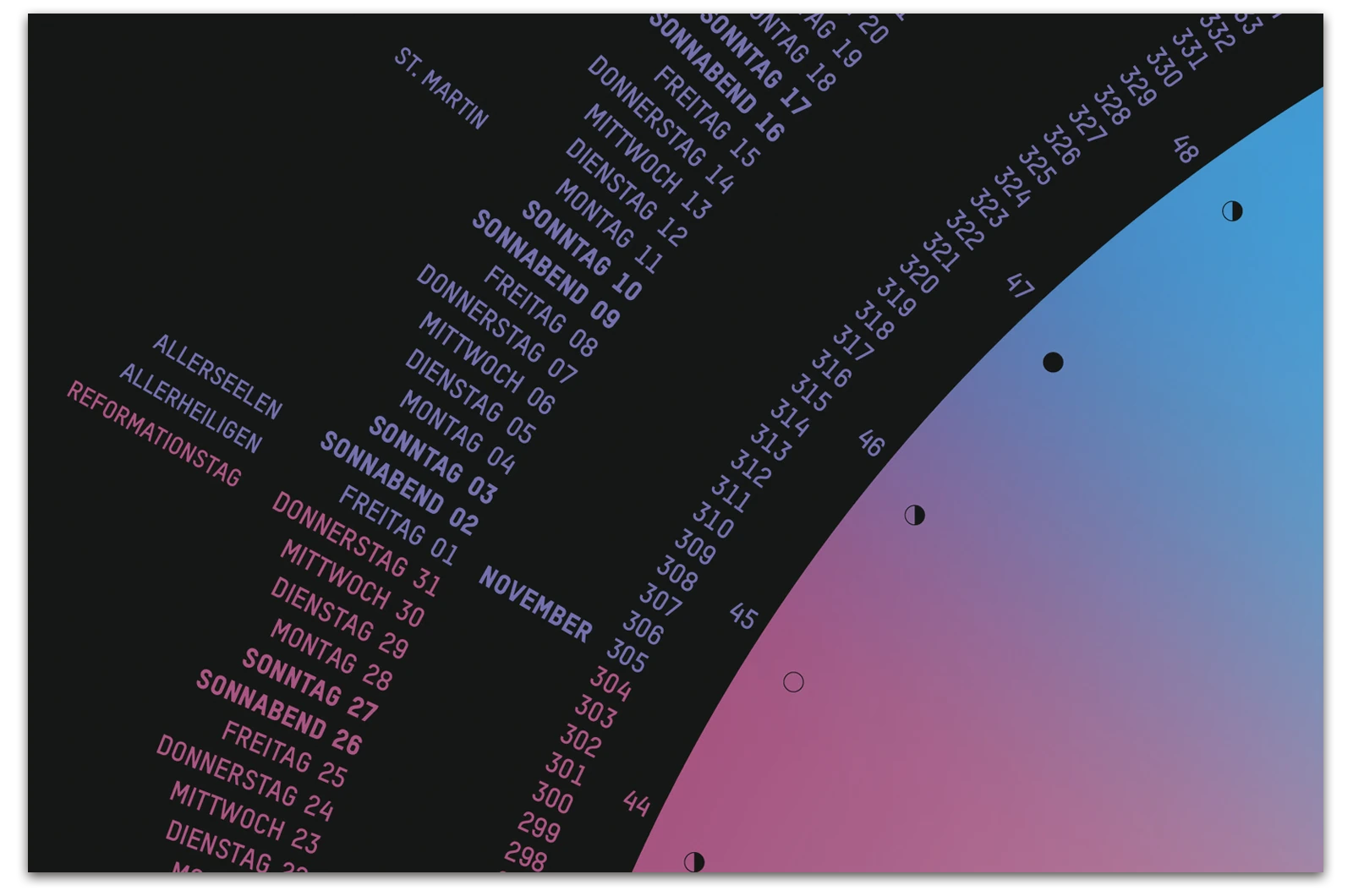 Alexander Glante - Works -Circle Calendar 2012 - 08