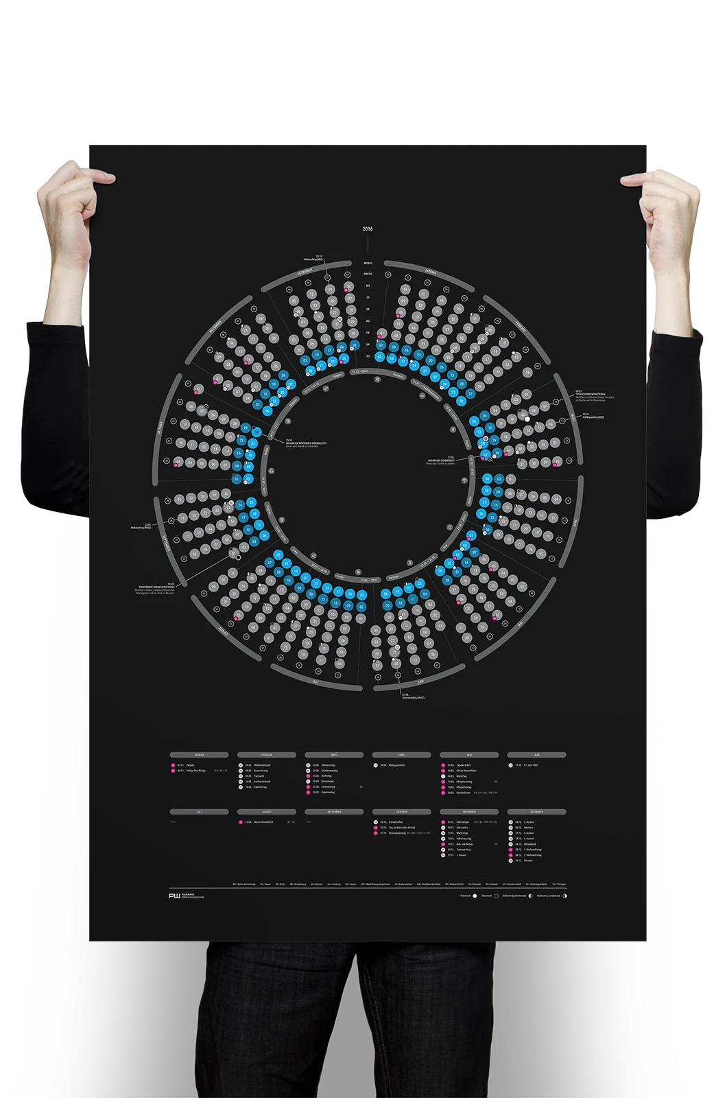 Alexander Glante - Works - Circle Calendar 2015 - 01