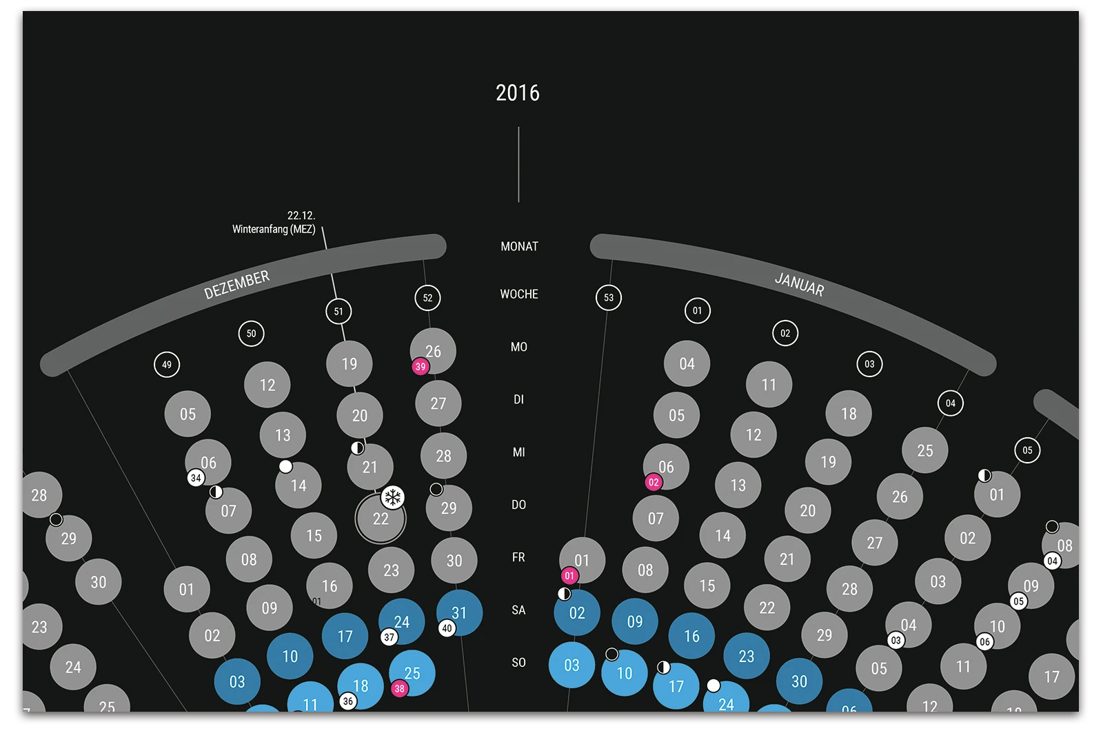 Alexander Glante - Works - Circle Calendar 2015 - 03