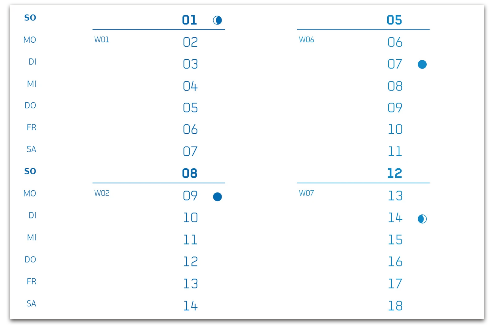 Alexander Glante - Works - Colour Calendar 2010 - 07