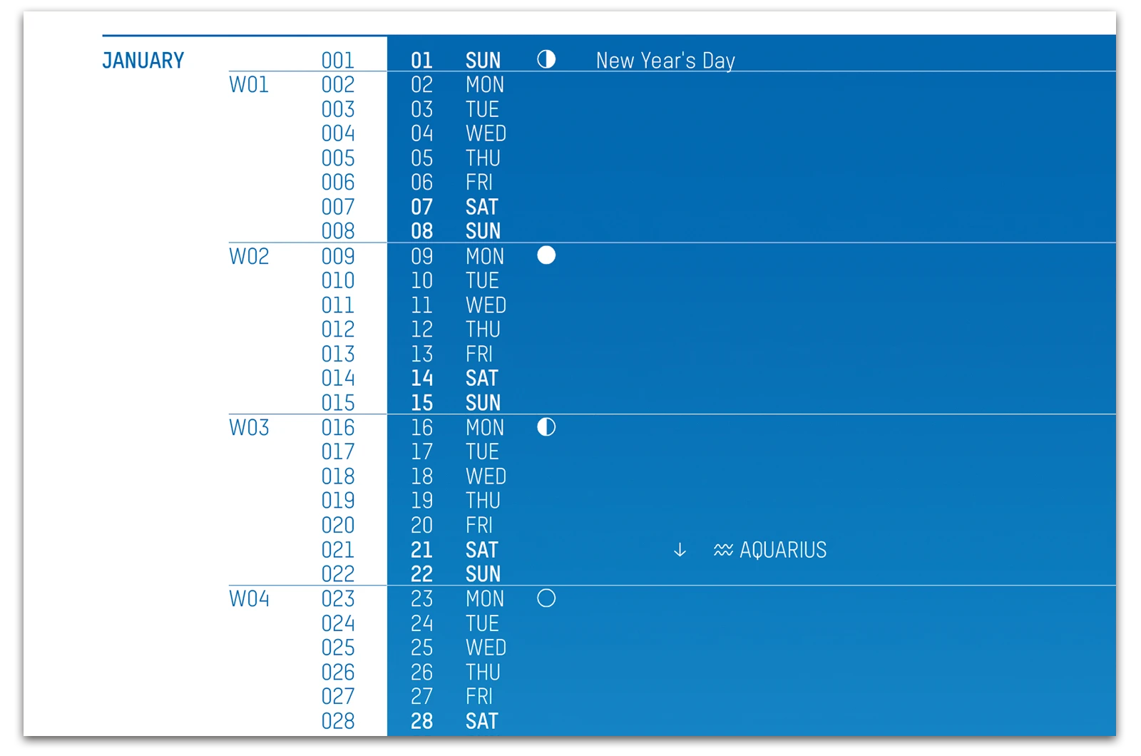 Alexander Glante - Works - Colour Square Calendar 2011 - 03