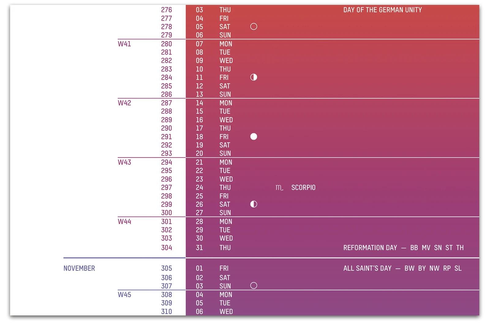 Alexander Glante - Works - Colour Square Calendar 2012 - 08