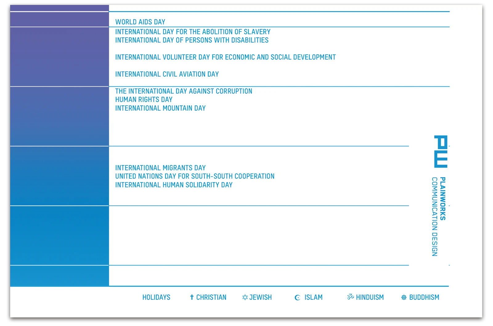Alexander Glante - Works - Colour Square Calendar 2012 - 09