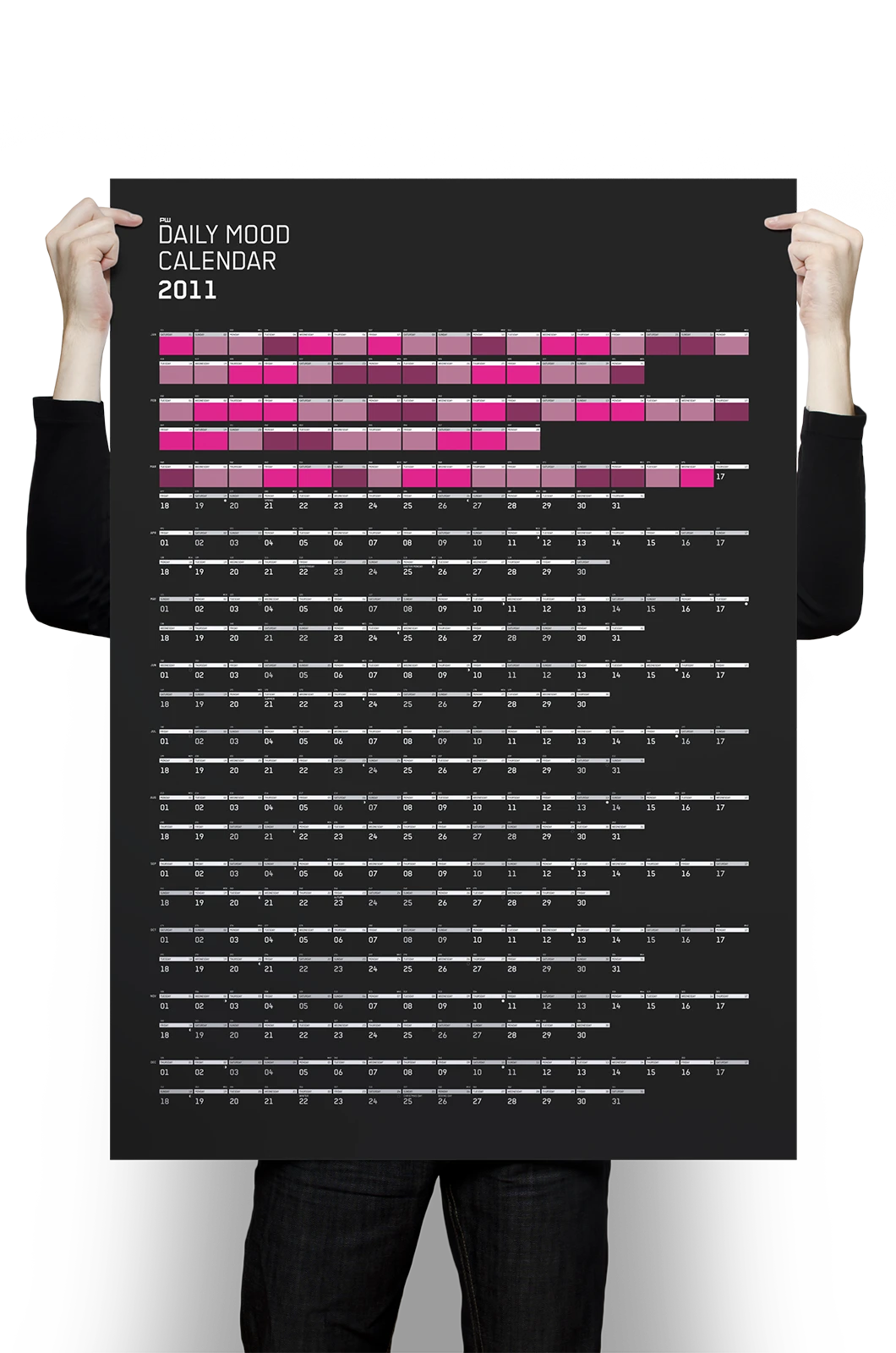 Alexander Glante - Works - Daily Mood Calendar 2011 - 02