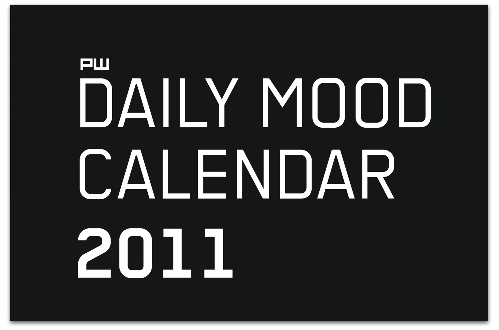 Alexander Glante - Works - Daily Mood Calendar 2011 - 03