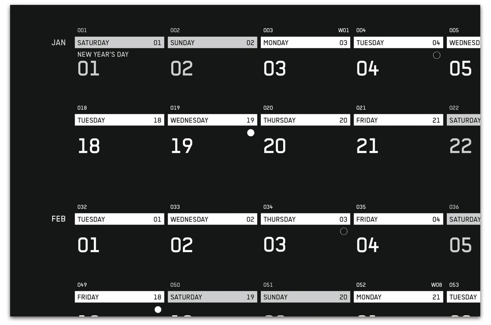 Alexander Glante - Works - Daily Mood Calendar 2011 - 04