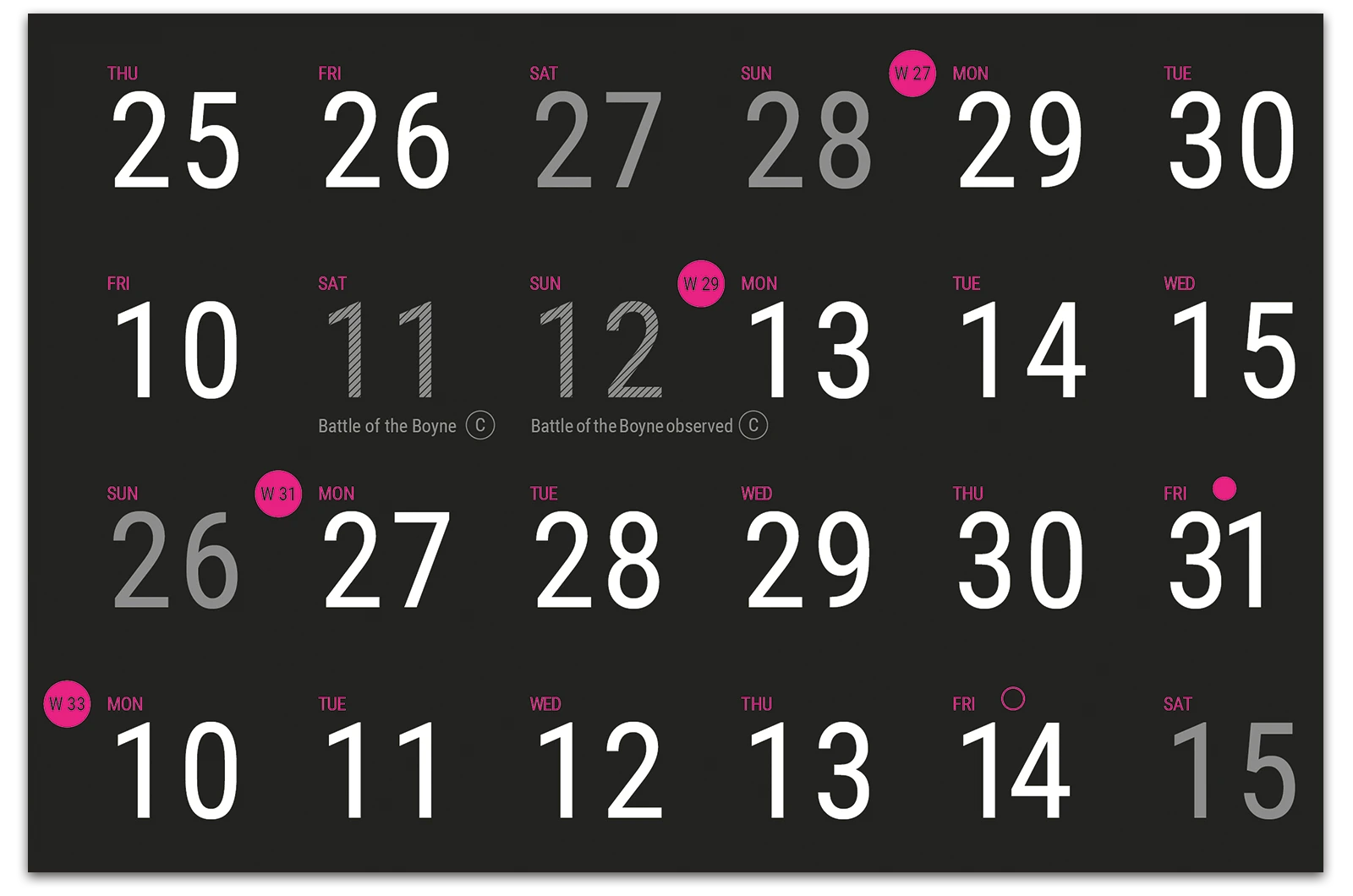 Alexander Glante - Works - Minimal Calendar - 06