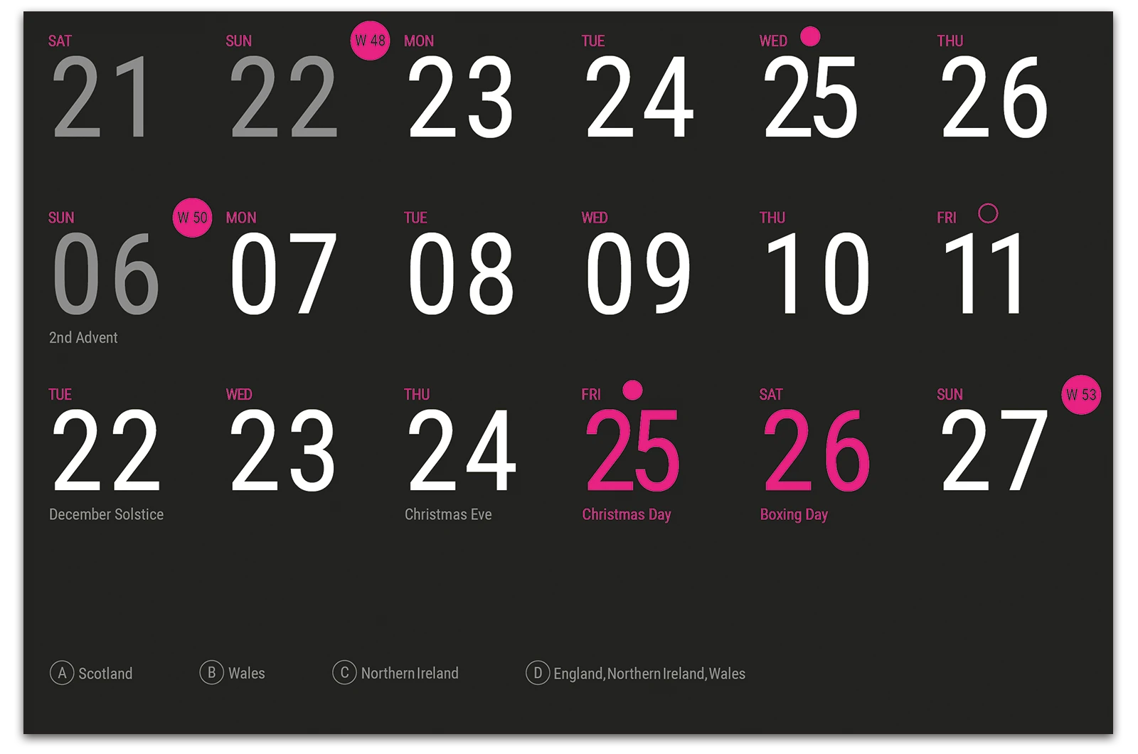 Alexander Glante - Works - Minimal Calendar - 08