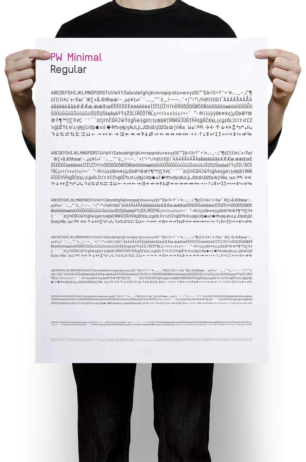 Alexander Glante - Works - Plainworks Minimal Font - 06