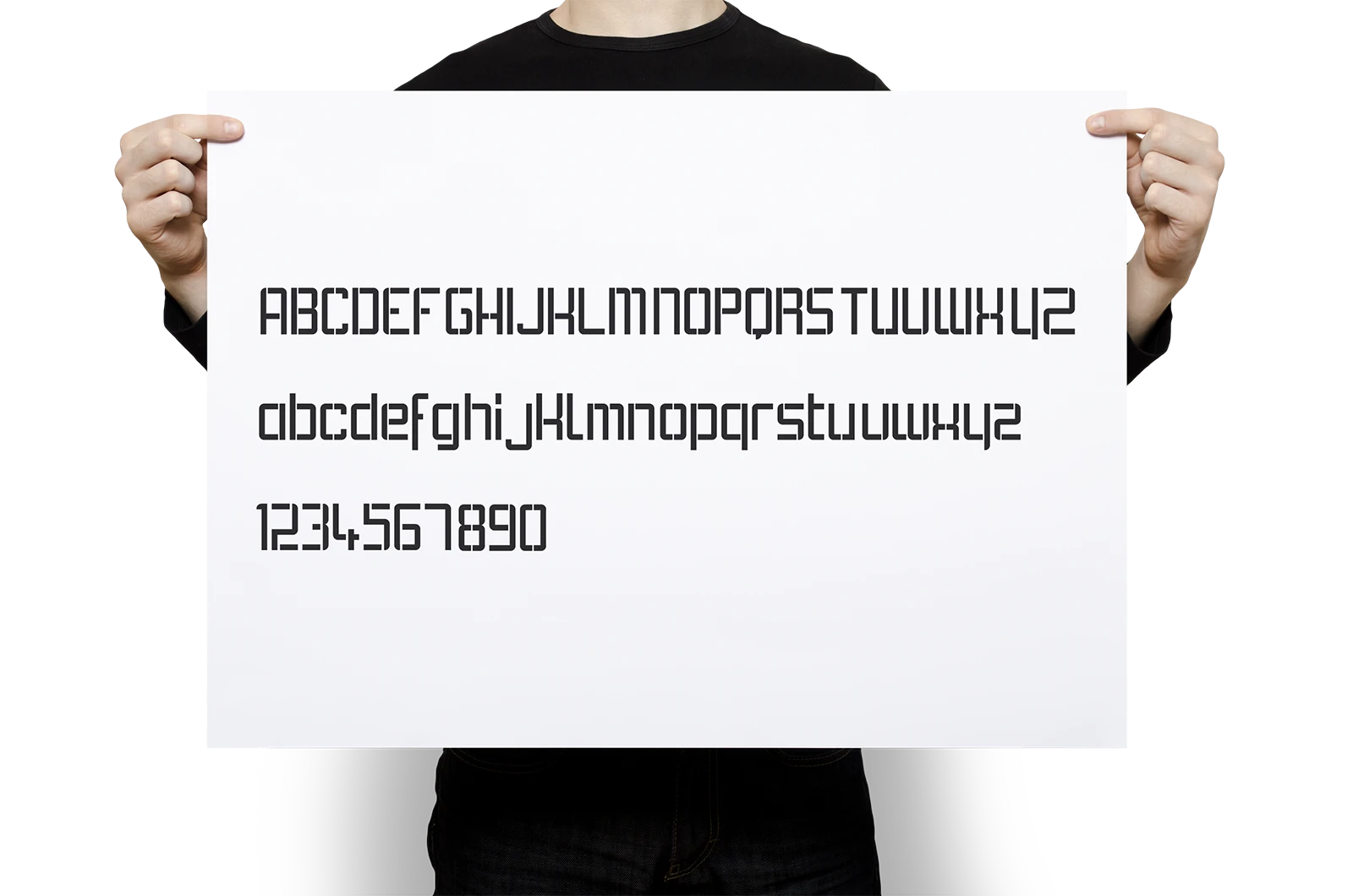 Alexander Glante - Works - Plainworks Stencil Font - 02