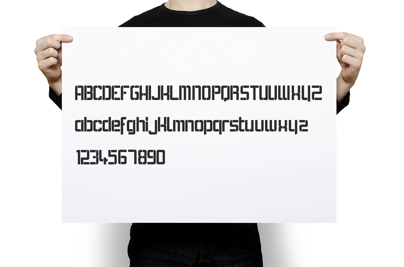 Alexander Glante - Works - Plainworks Stencil Font - 04