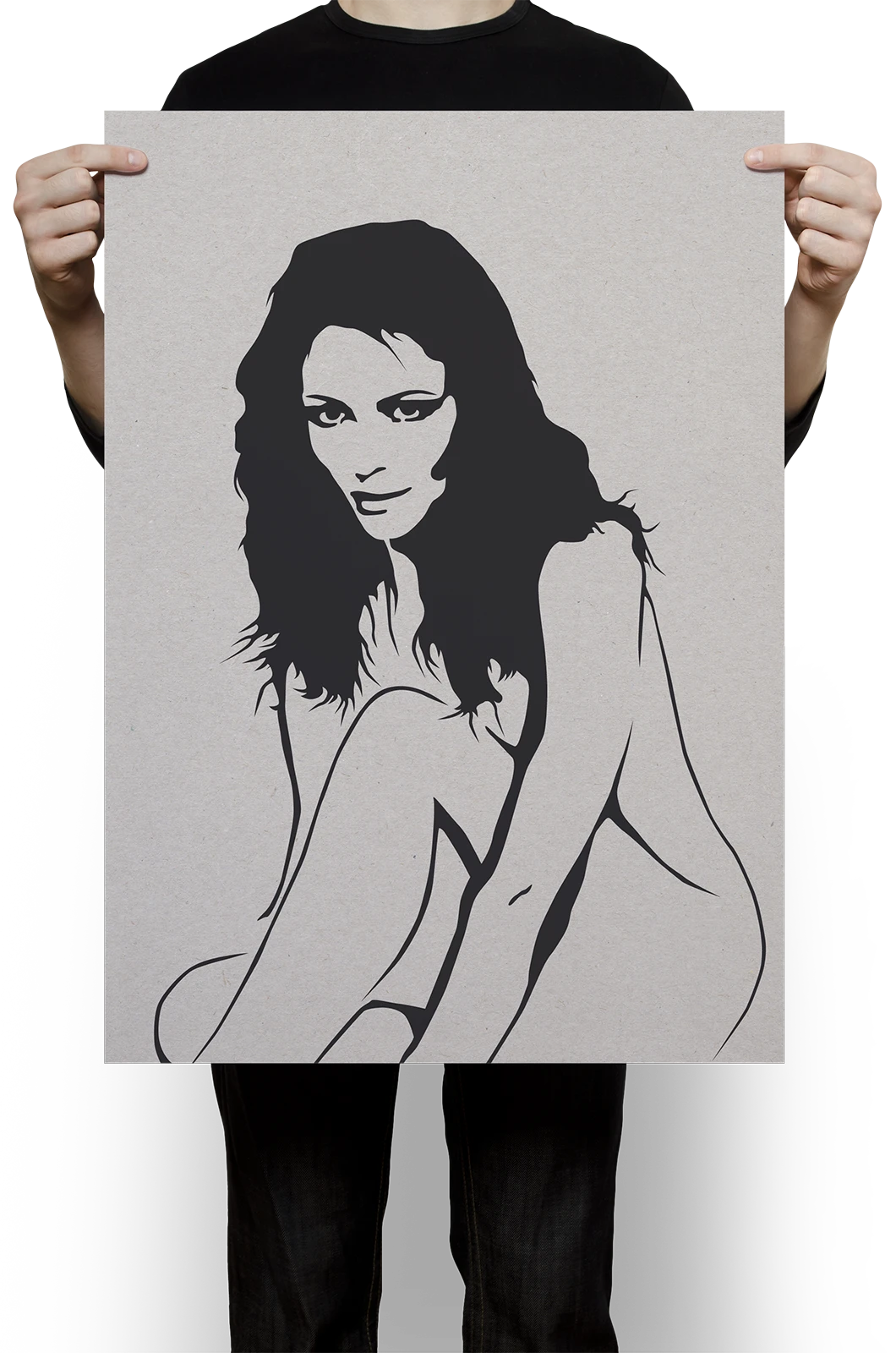 Alexander Glante - Works - Woman Stencil Illustrations - 09
