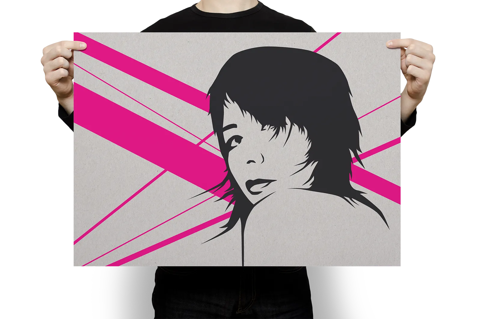 Alexander Glante - Works - Woman Stencil Illustrations - 11