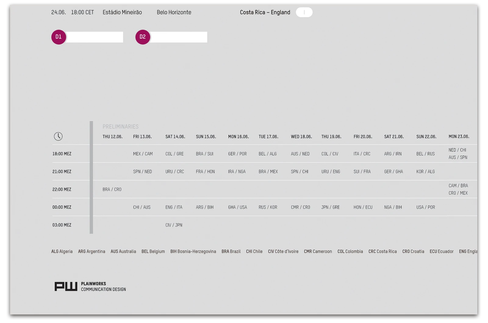 Alexander Glante - Works - World Cup 2014 Schedule - 09