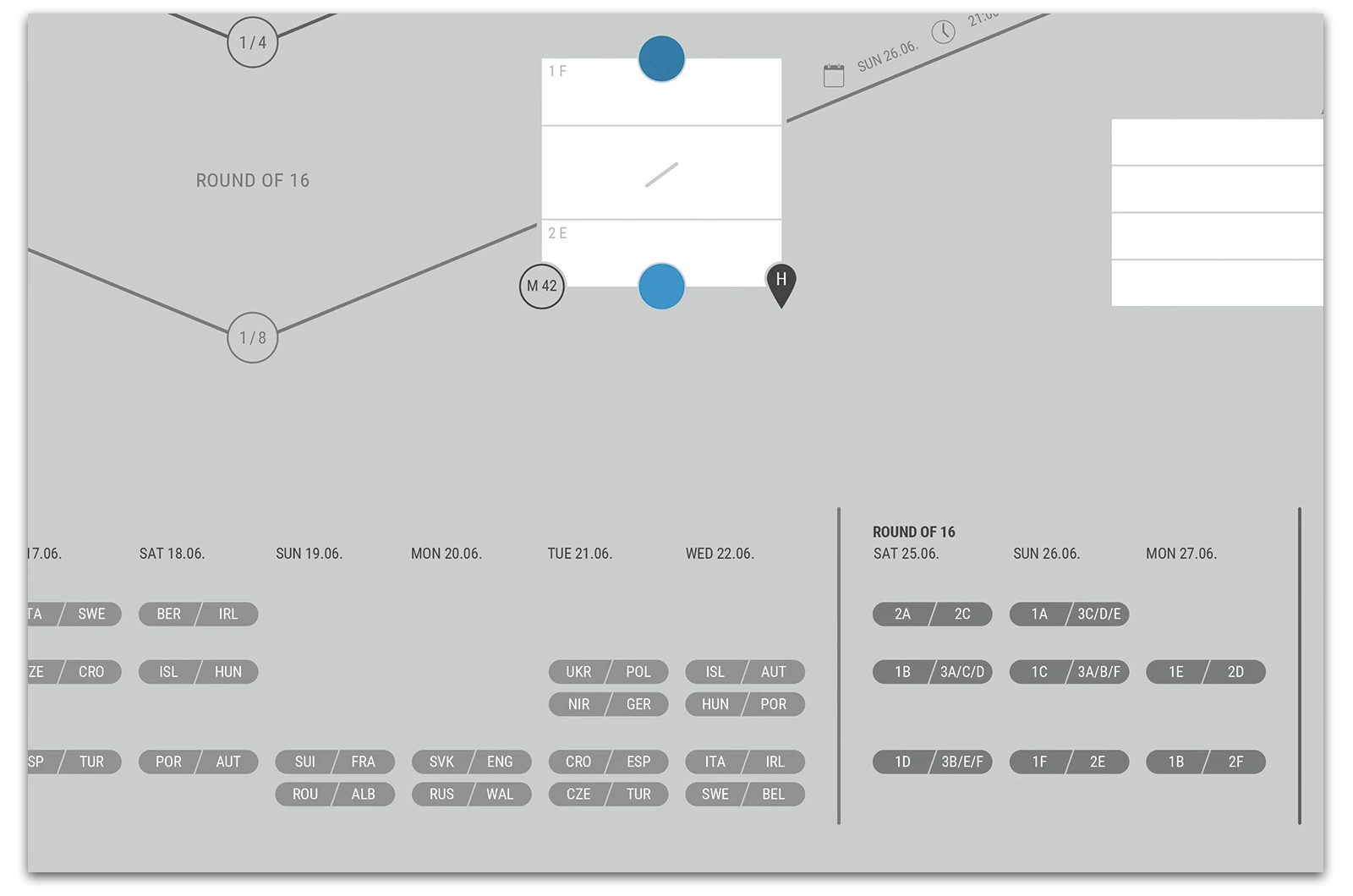 Alexander Glante - Works - EM 2016 Schedule - 11
