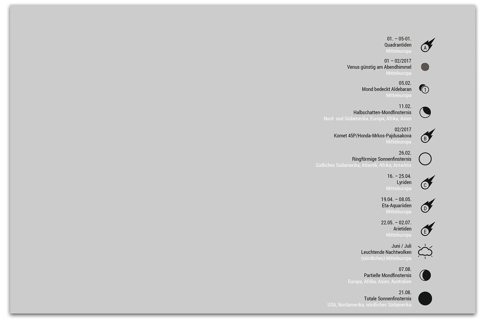 Alexander Glante - Works - Intercultural Calendar 2017 - 07