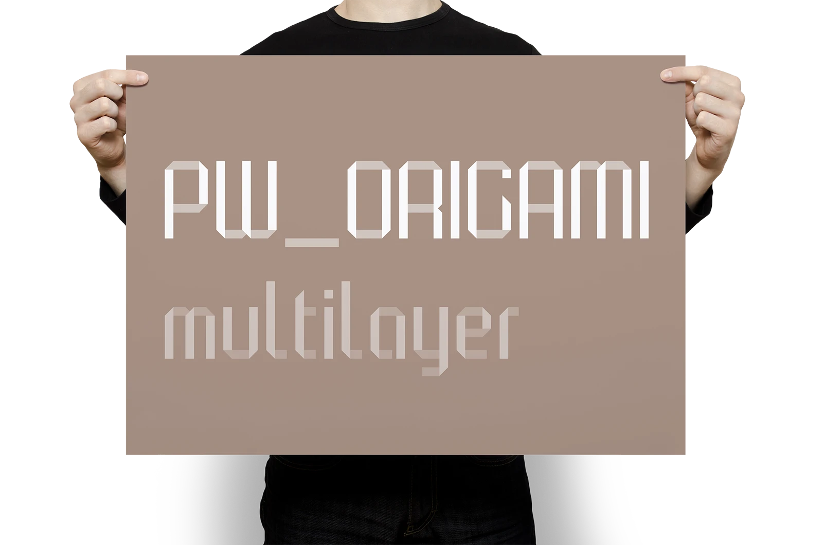 Alexander Glante - Works - Plainworks Origami Font - 02