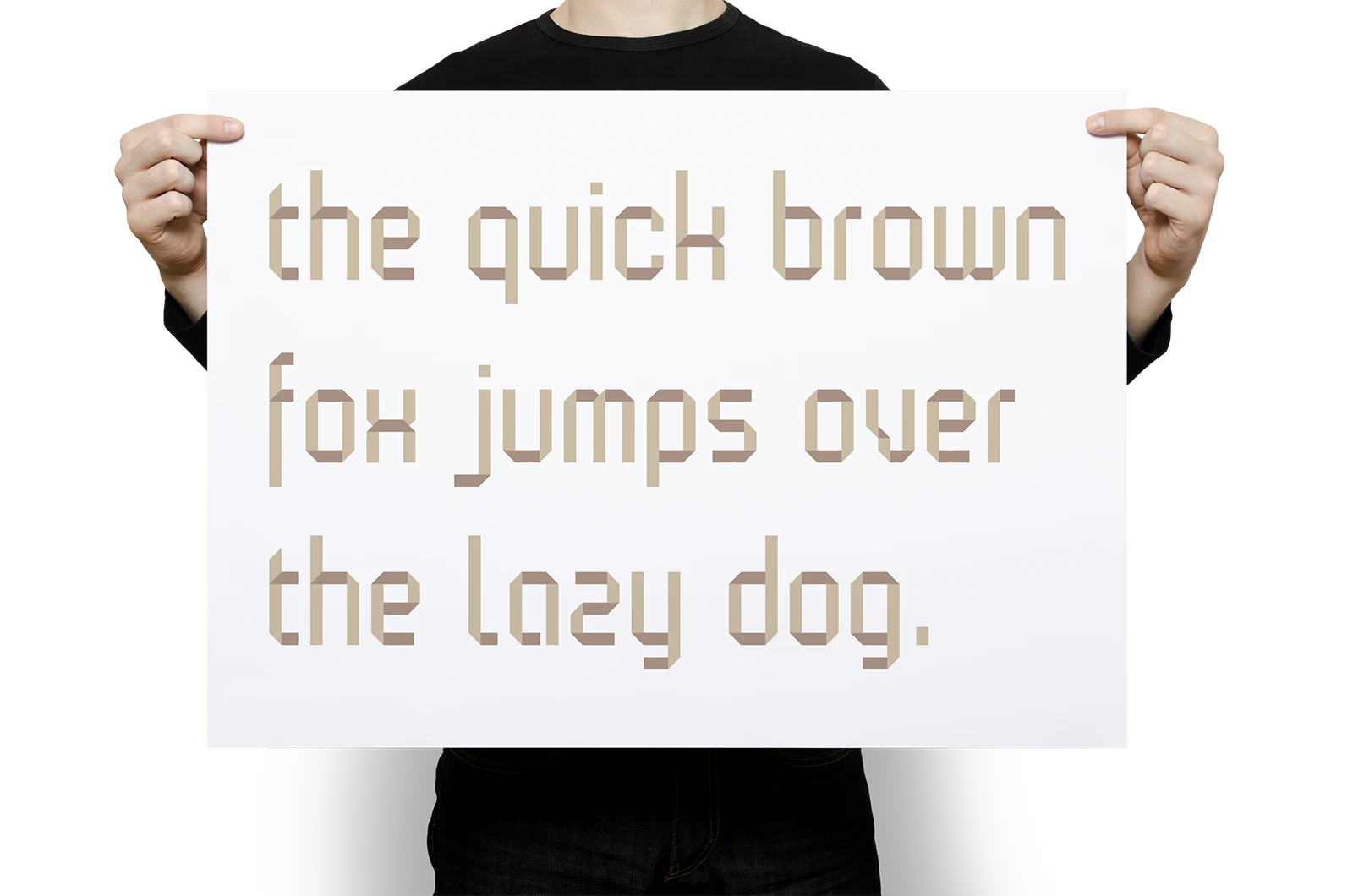 Alexander Glante - Works - Plainworks Origami Font - 04