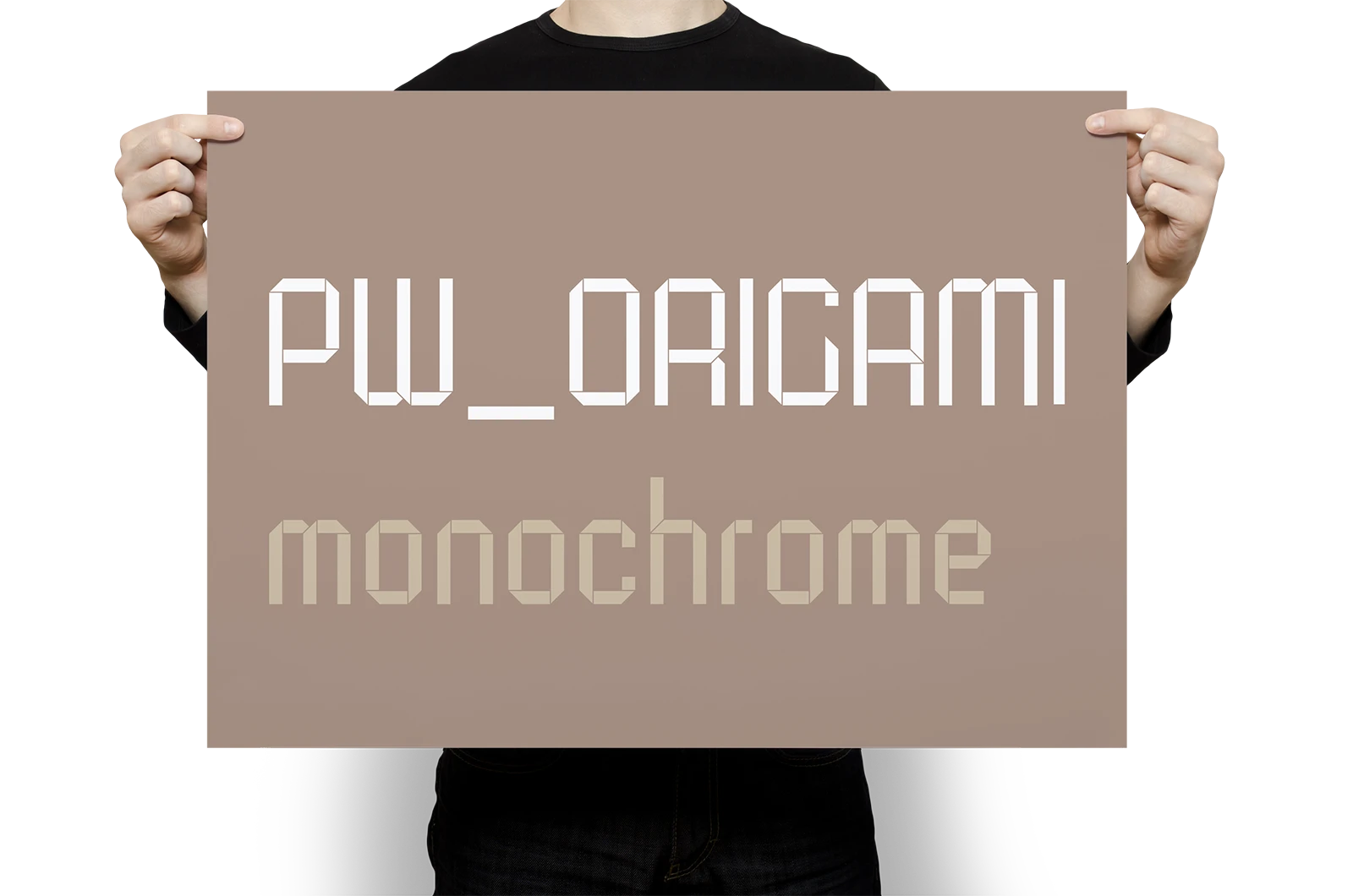 Alexander Glante - Works - Plainworks Origami Font - 06