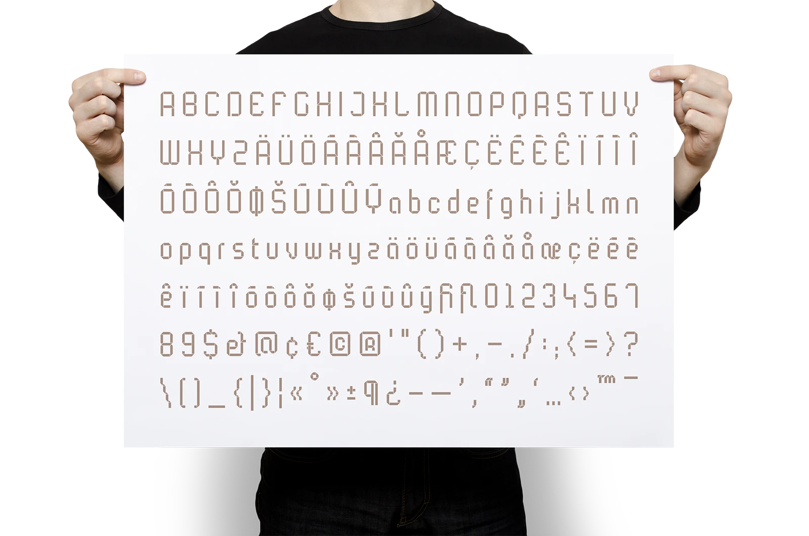 Alexander Glante - Works - Plainworks Origami Font - 07