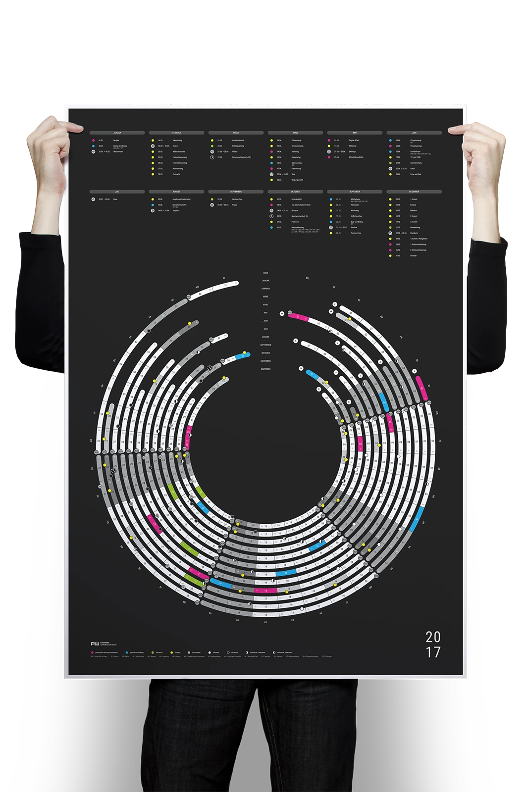 Alexander Glante - Works - Round Calendar 2017 - 01