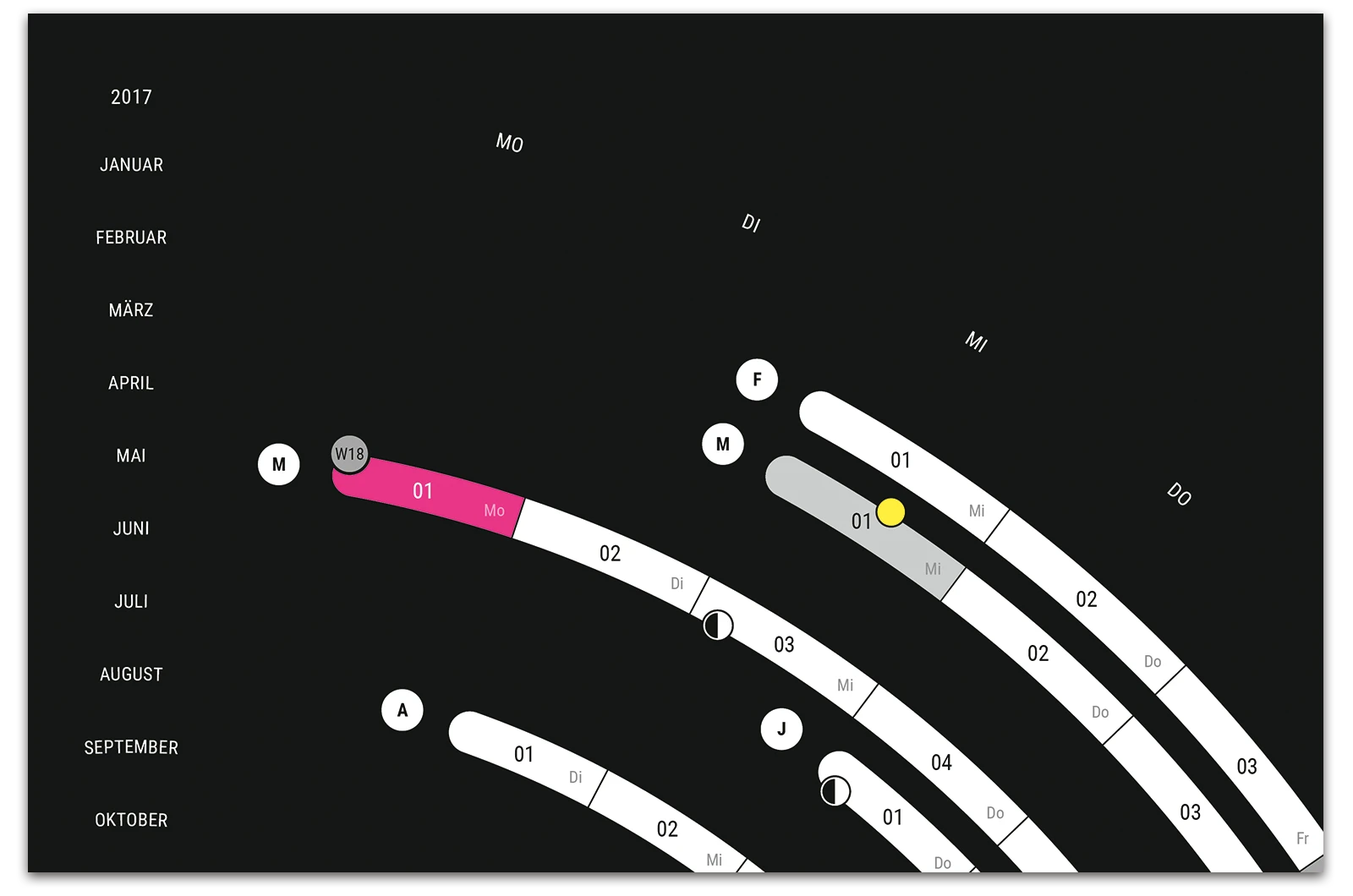 Alexander Glante - Works - Round Calendar 2017 - 04