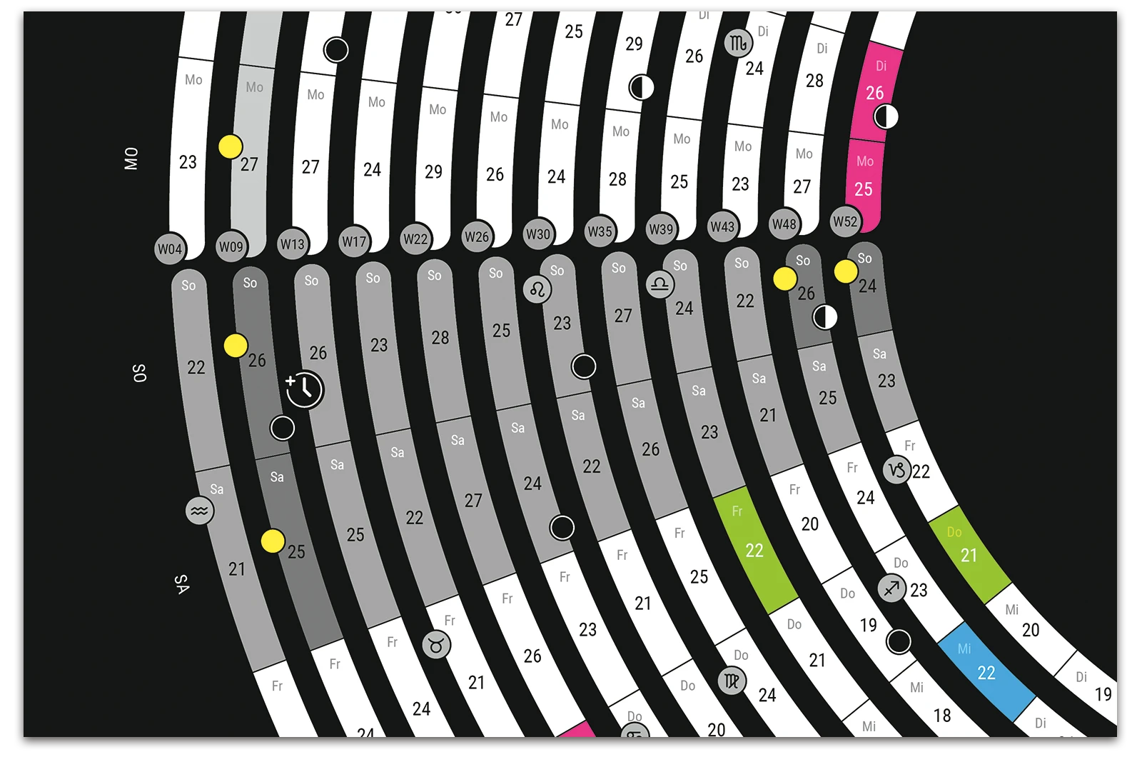 Alexander Glante - Works - Round Calendar 2017 - 06
