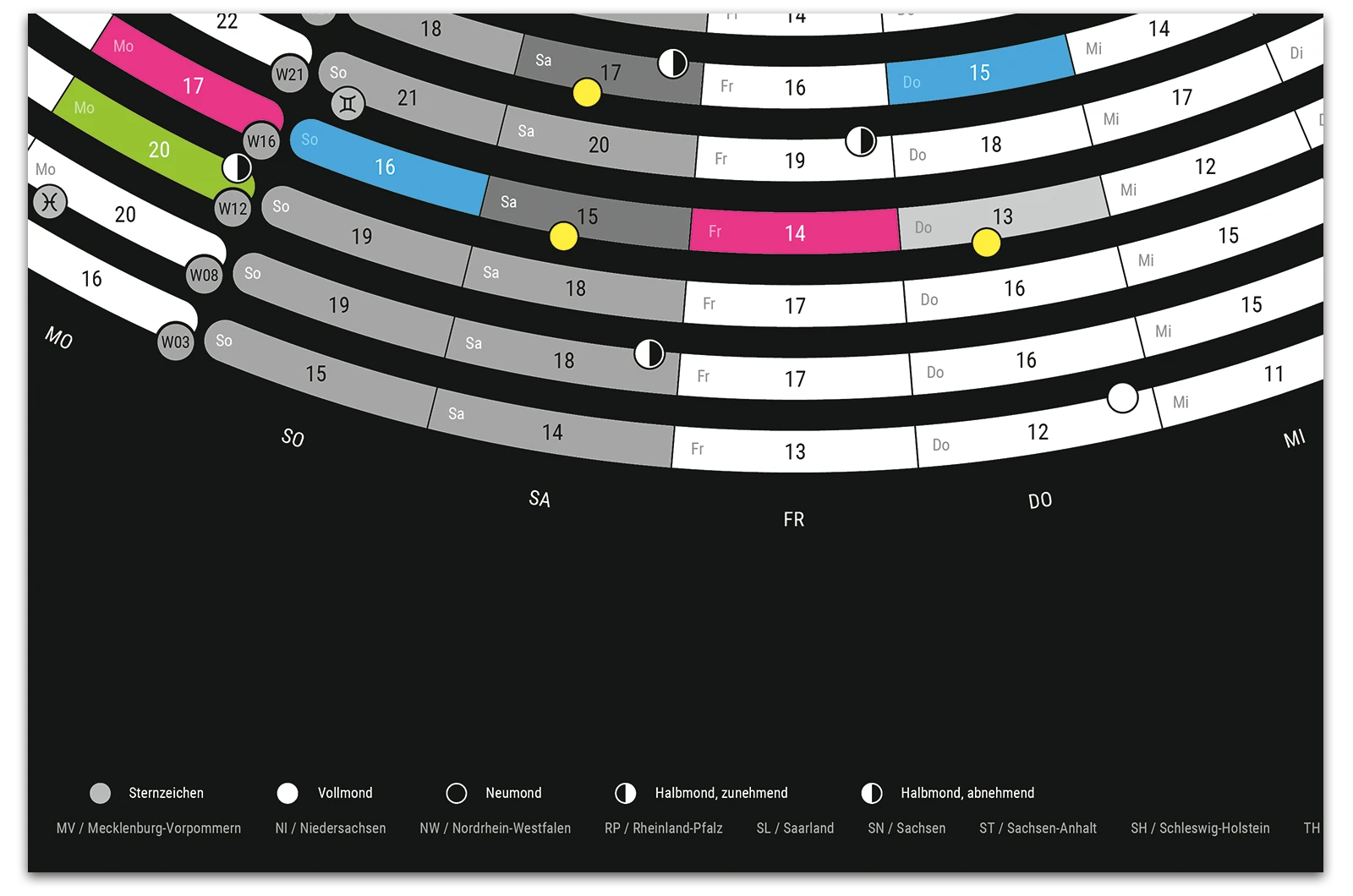 Alexander Glante - Works - Round Calendar 2017 - 07