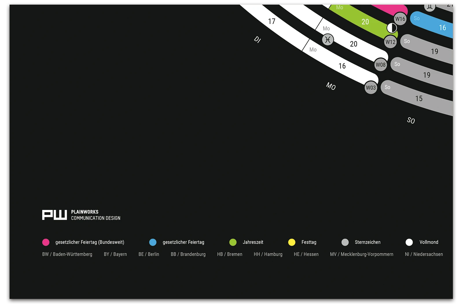 Alexander Glante - Works - Round Calendar 2017 - 08