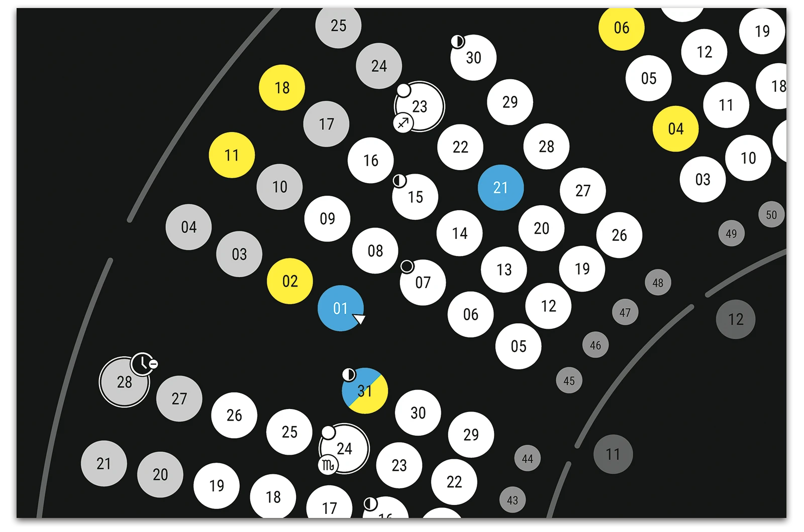 Alexander Glante - Works - Dotted Calendar 2017 - 05