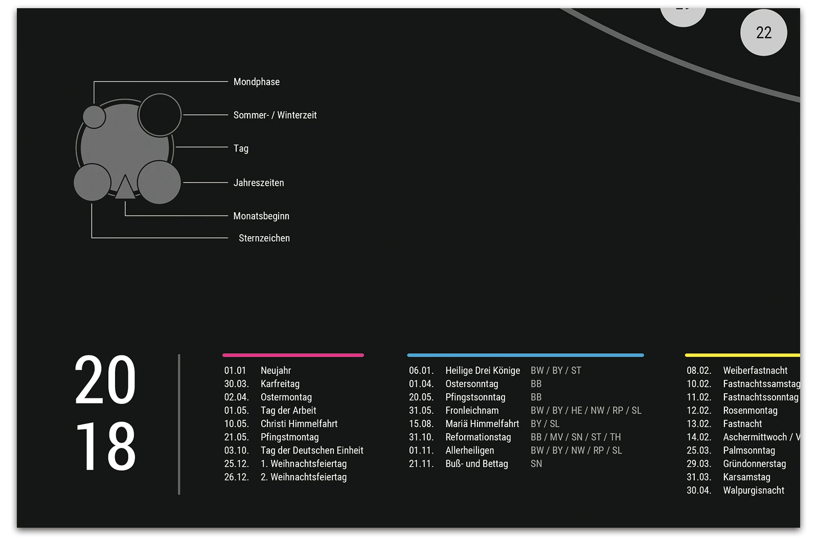 Alexander Glante - Works - Dotted Calendar 2017 - 06