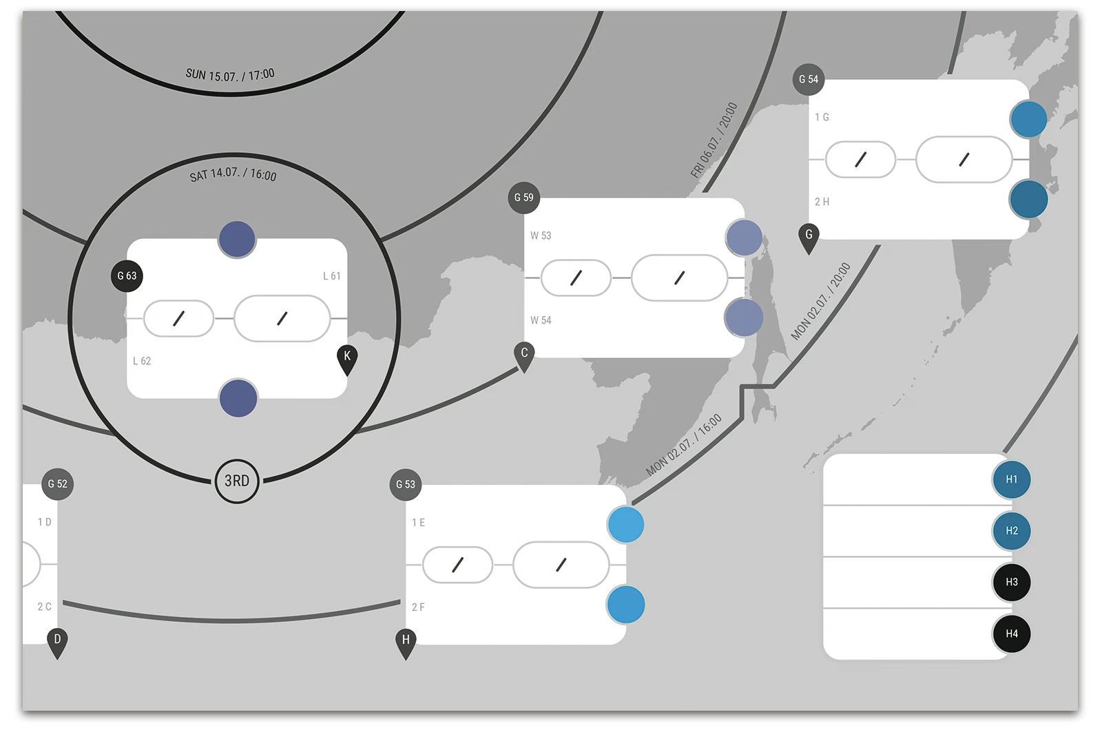 Alexander Glante - Works - World Cup 2018 Schedule - 12