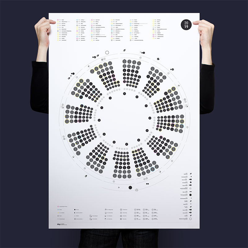 Alexander Glante - Works - Dotted Calendar 2019 - Preview