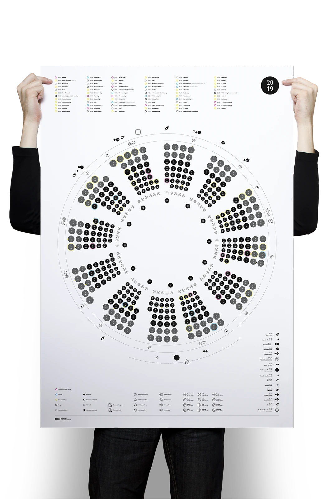Alexander Glante - Works - Dotted Calendar 2019 - 01