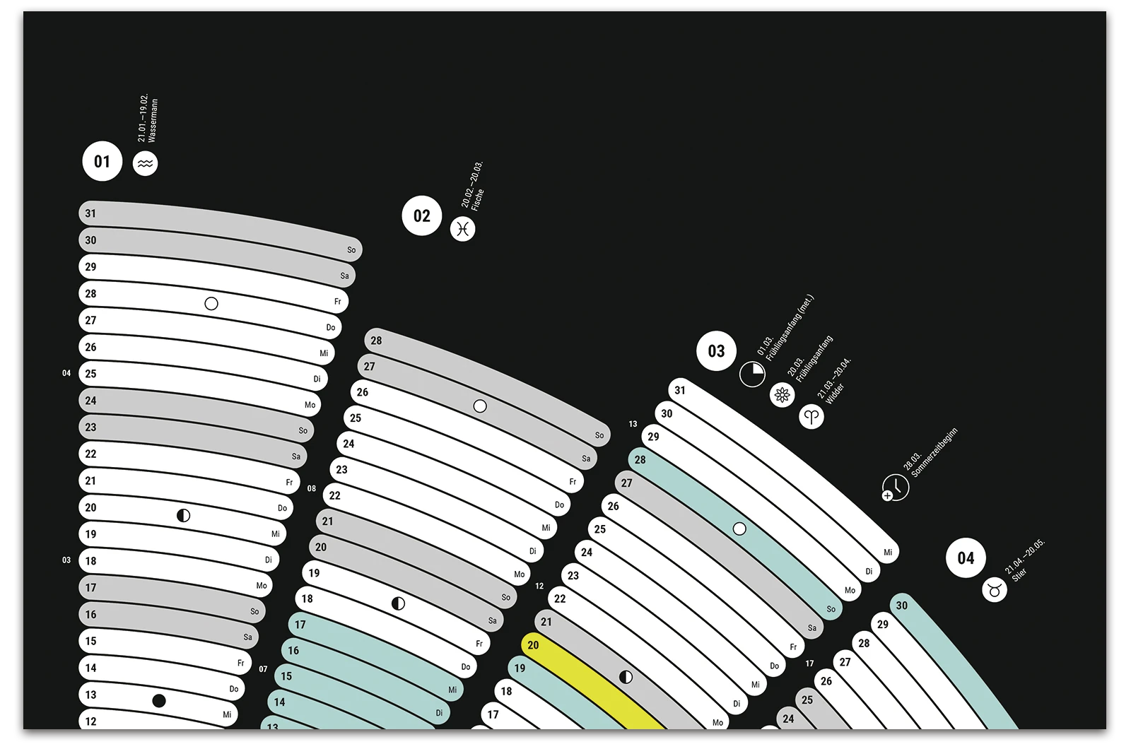 Alexander Glante - Works - 180 degree Calendar 2021 - 03