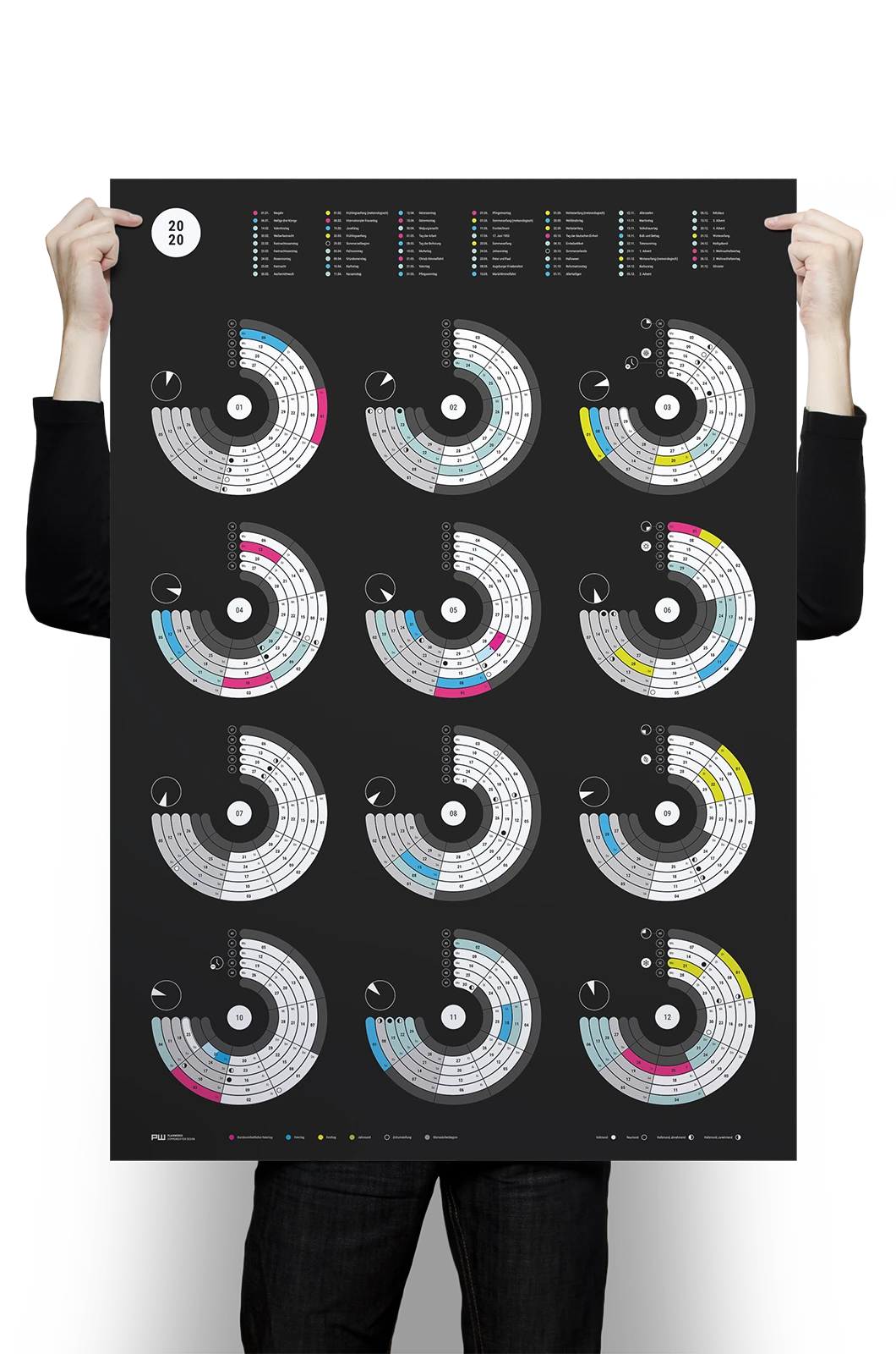 Alexander Glante - Works - Circle Calendar 2021 - 01