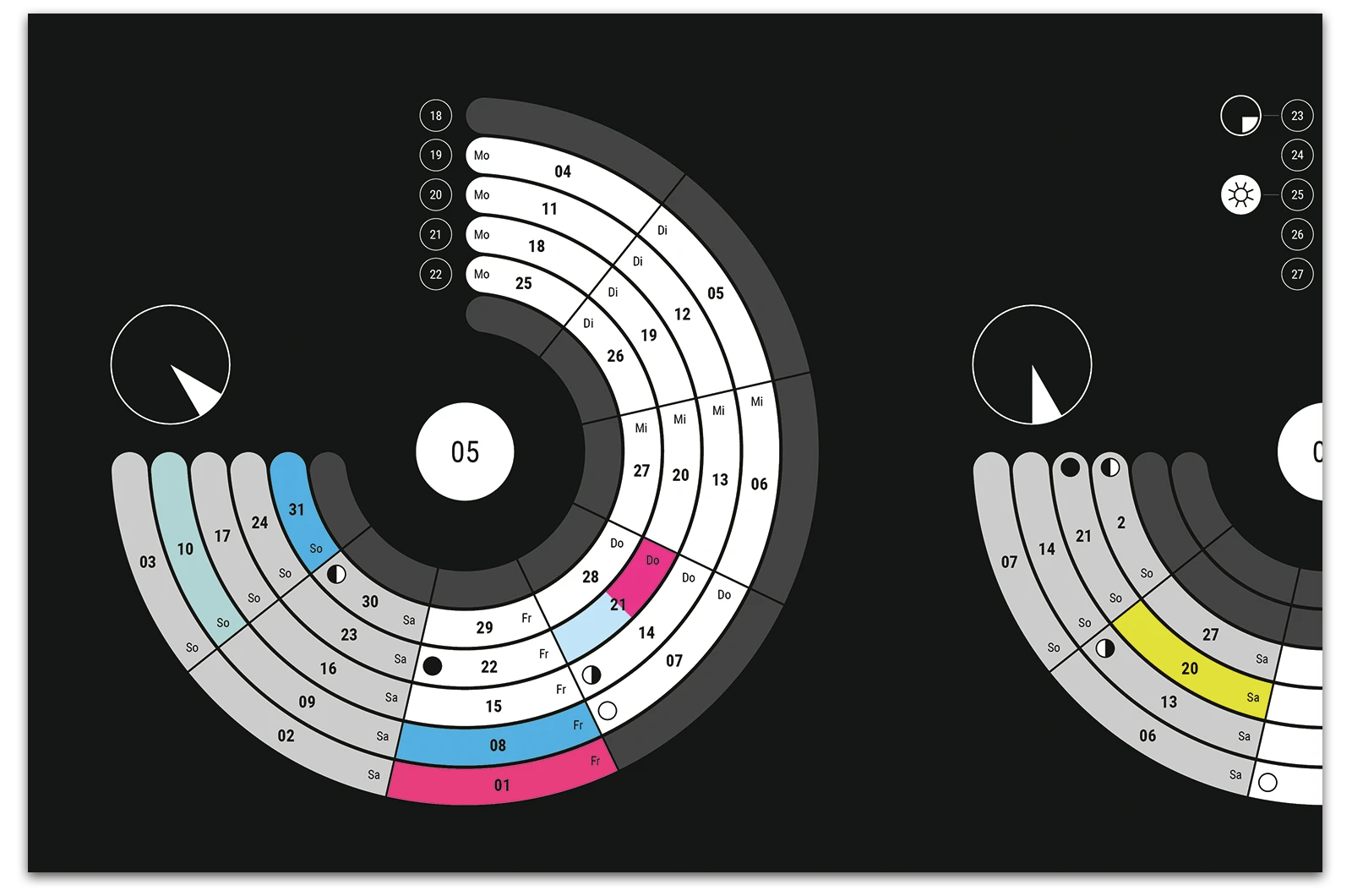 Alexander Glante - Works - Circle Calendar 2021 - 04