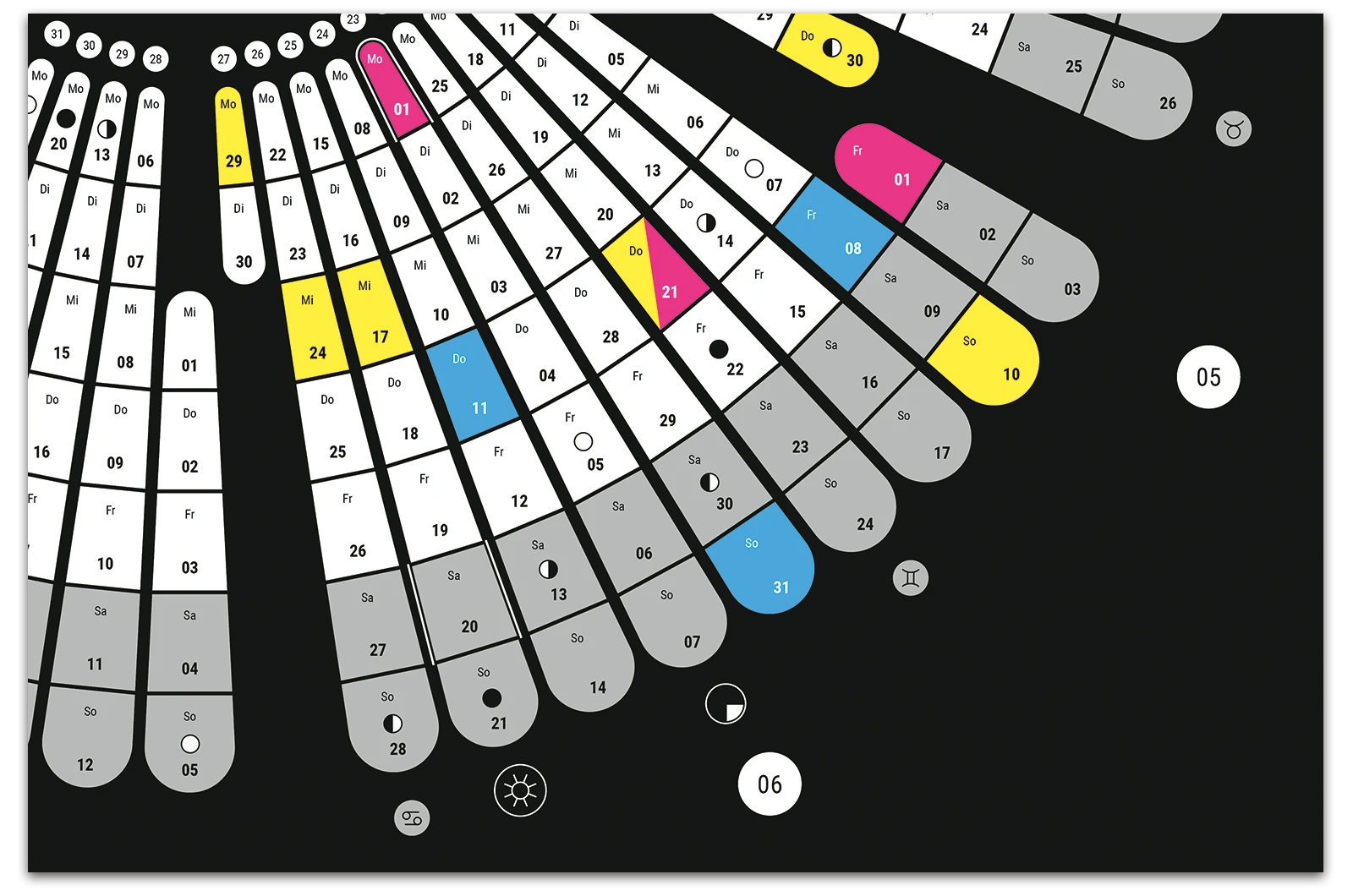 Alexander Glante - Works - Radiate Calendar 2021 - 05